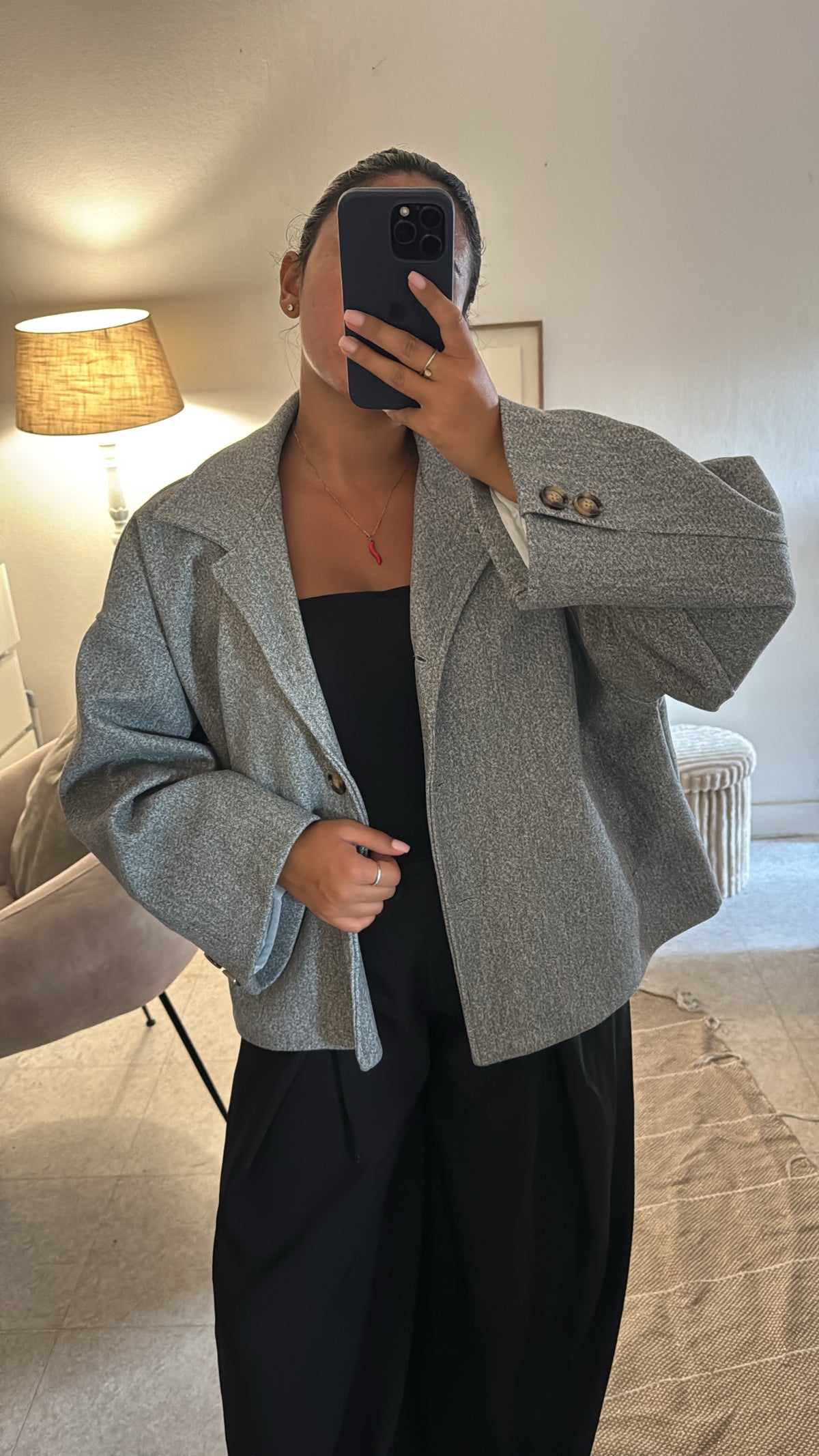 MANTEAU MURIELLE GRIS
