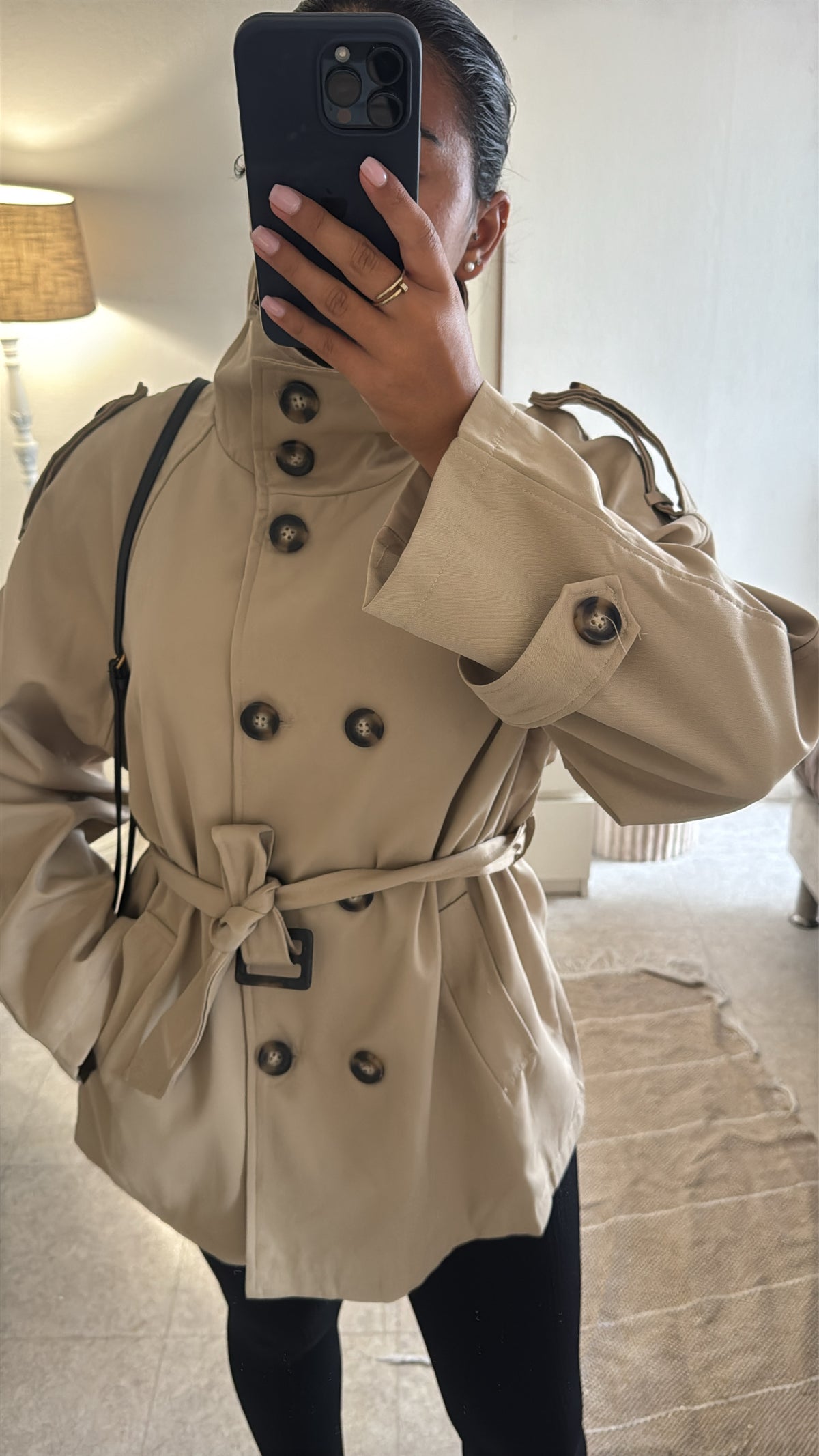 TRENCH COL MONTANT