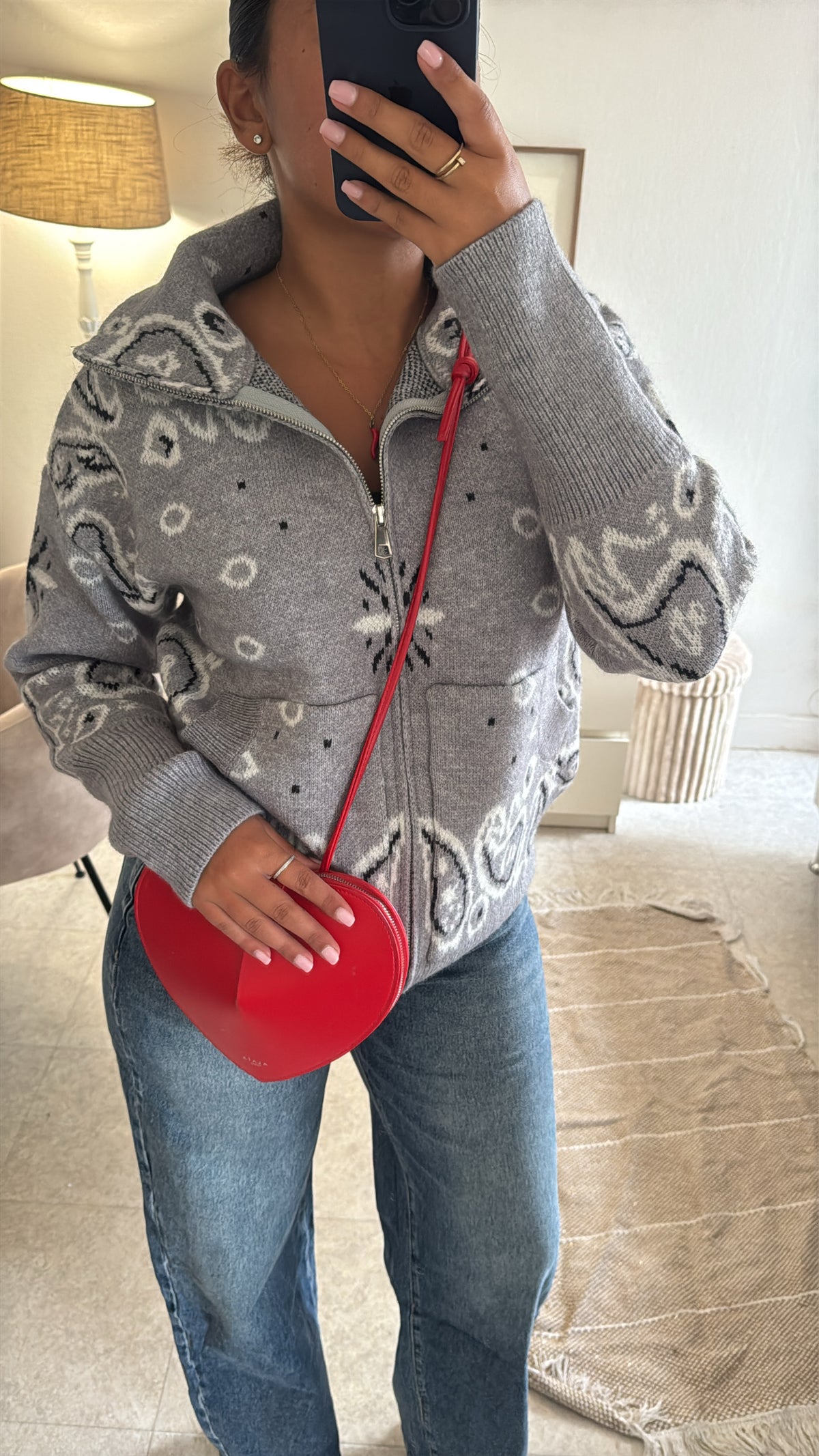 GILET IPI EN LAINE GRIS