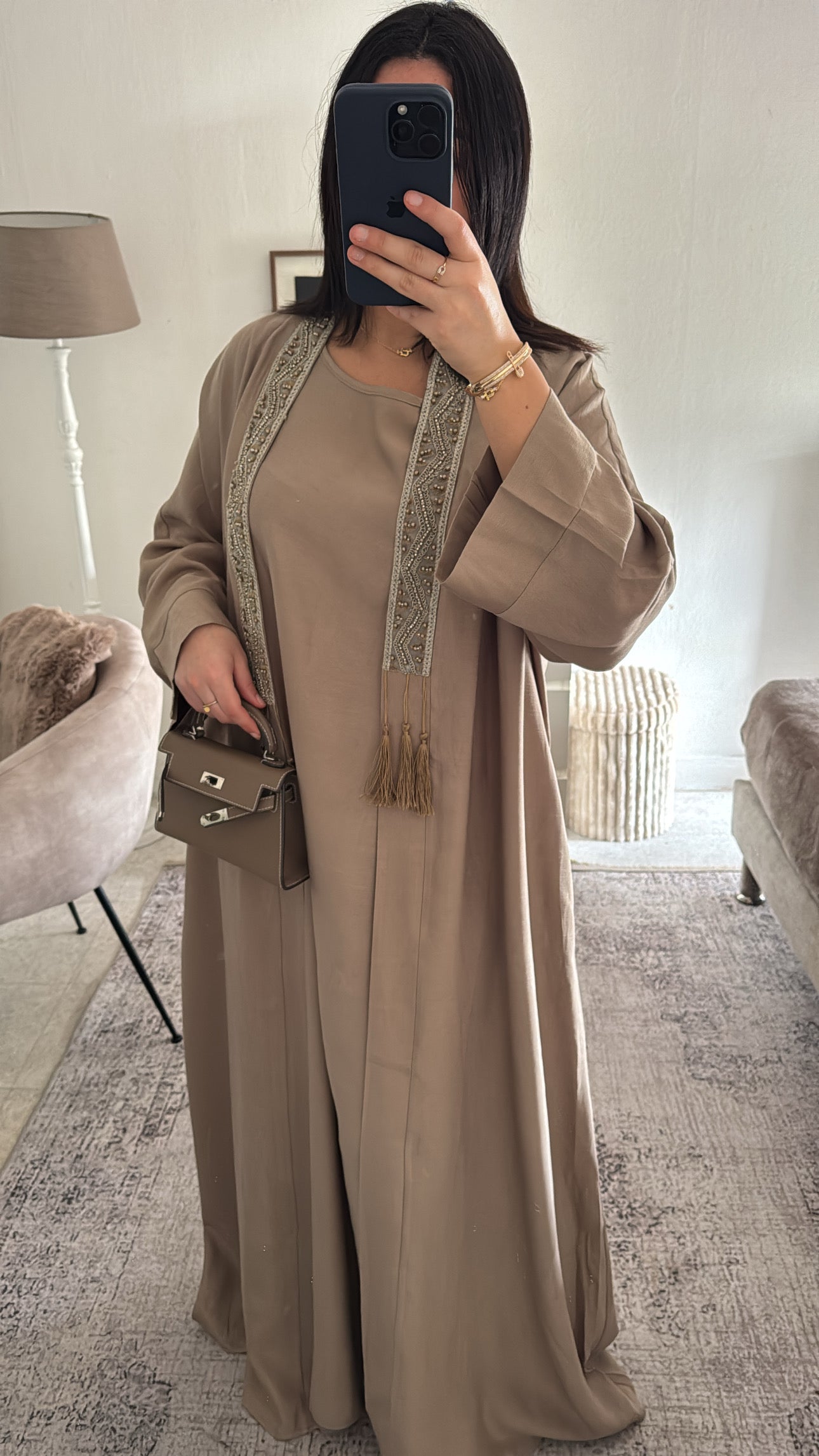 ENSEMBLE KIMONO OASIS TAUPE