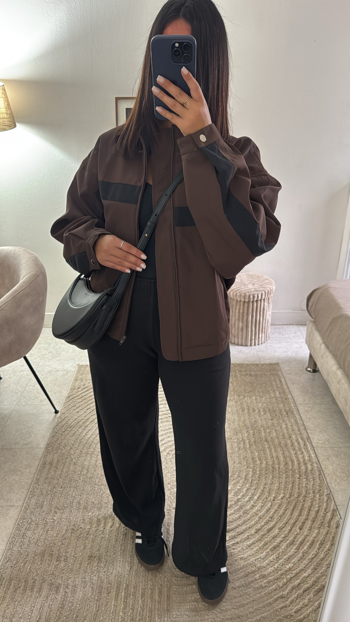 VESTE INSPI YSL MARRON