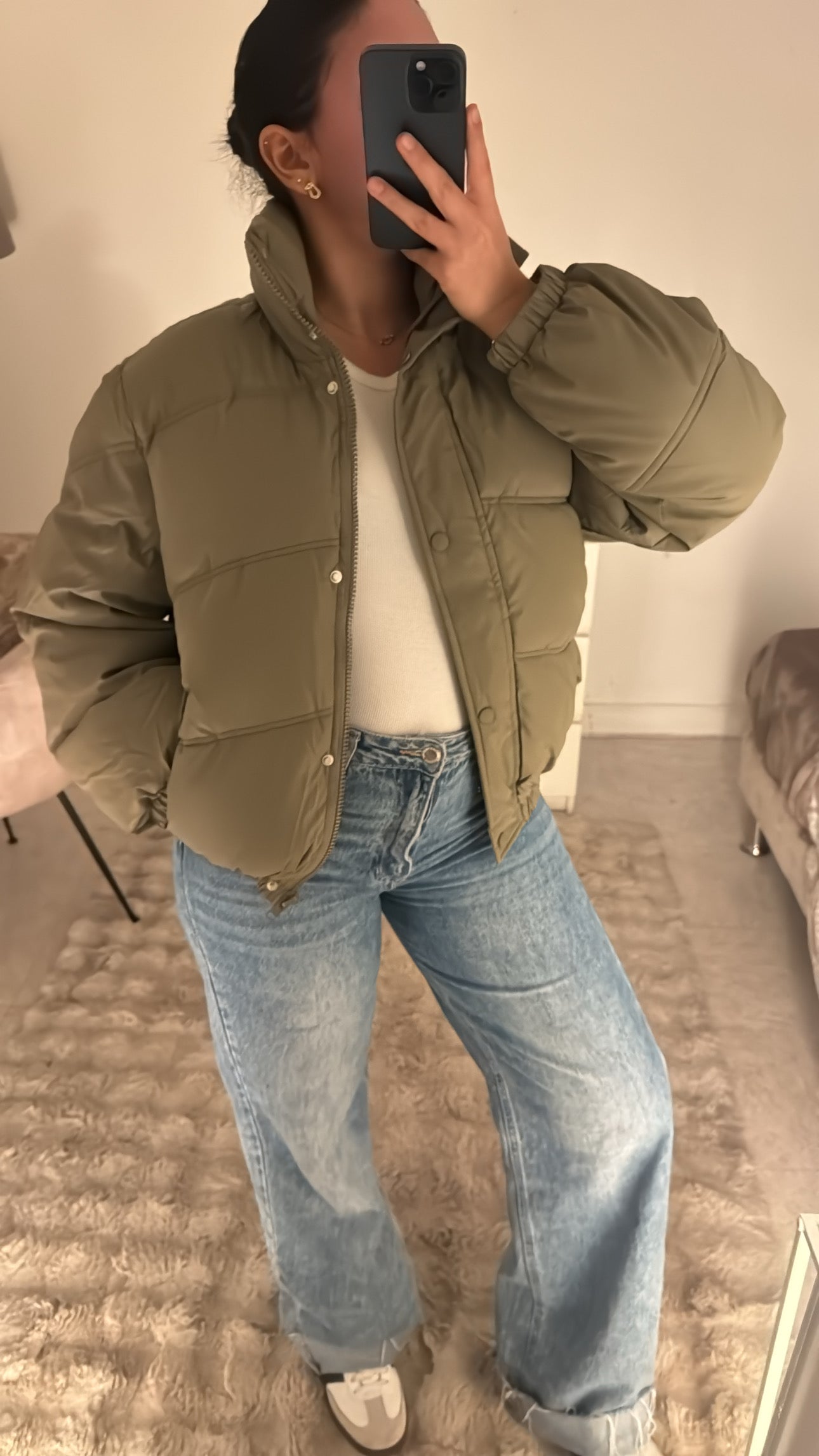 DOUDOUNE COL MONTANT KAKIE