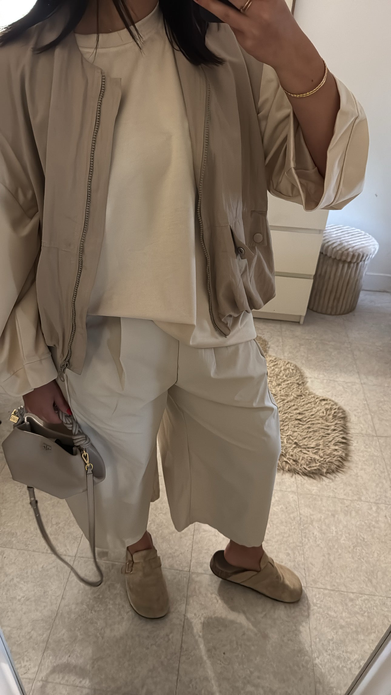 BERMUDA BALLON OVERSIZE BEIGE