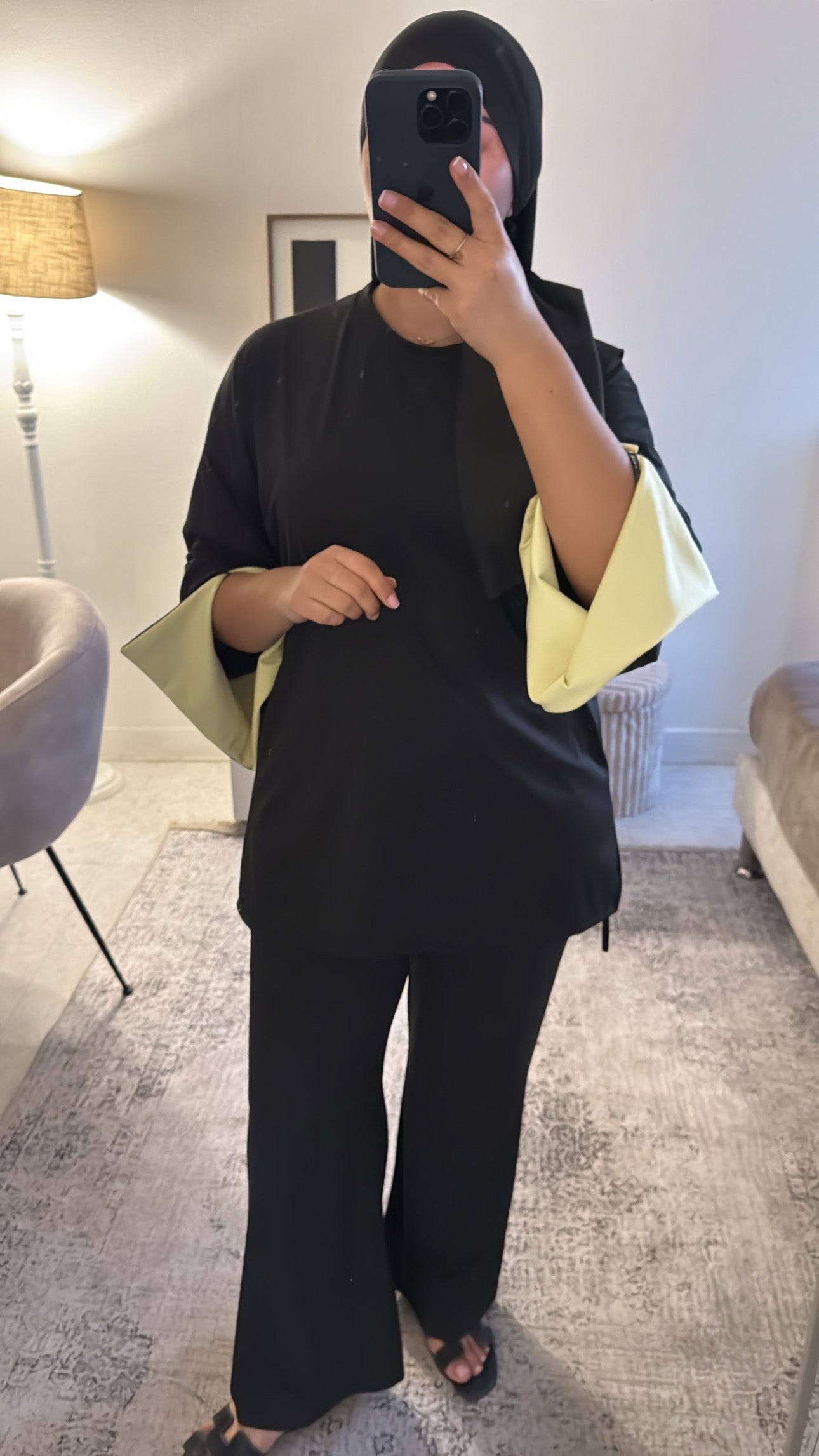 BURKINI BICOLOR AVEC VOILE NOIR