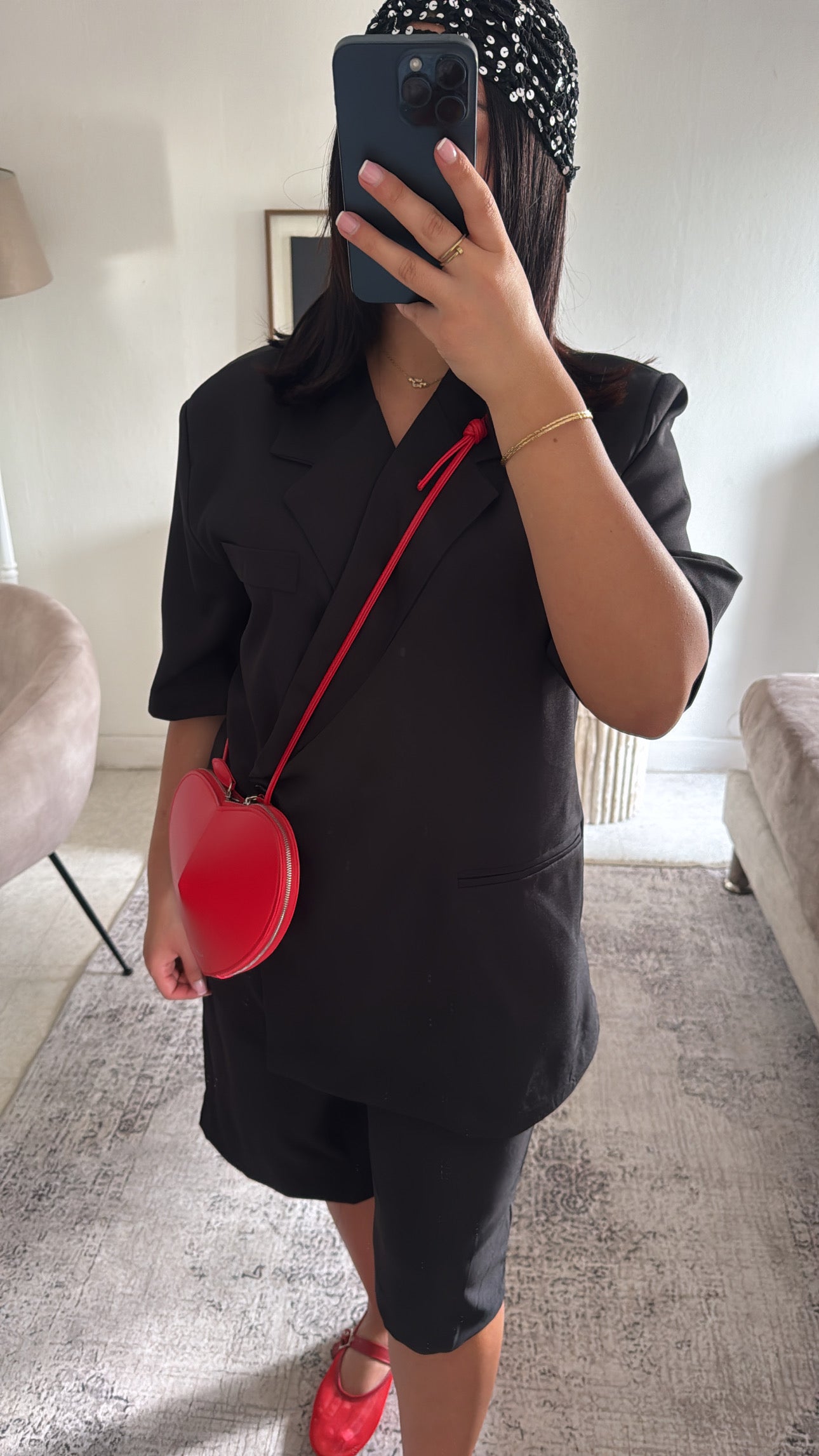 ENSEMBLE BERMUDA NOIR