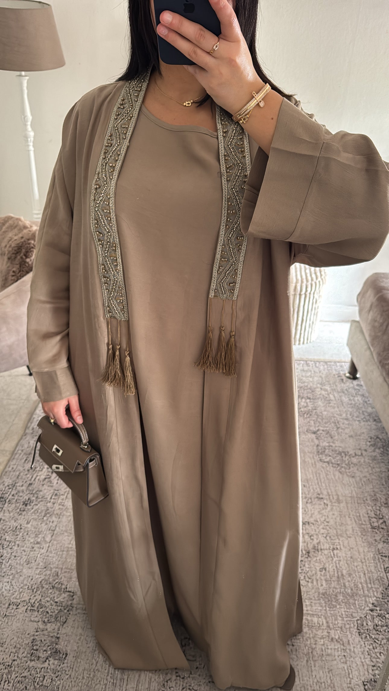 ENSEMBLE KIMONO OASIS TAUPE