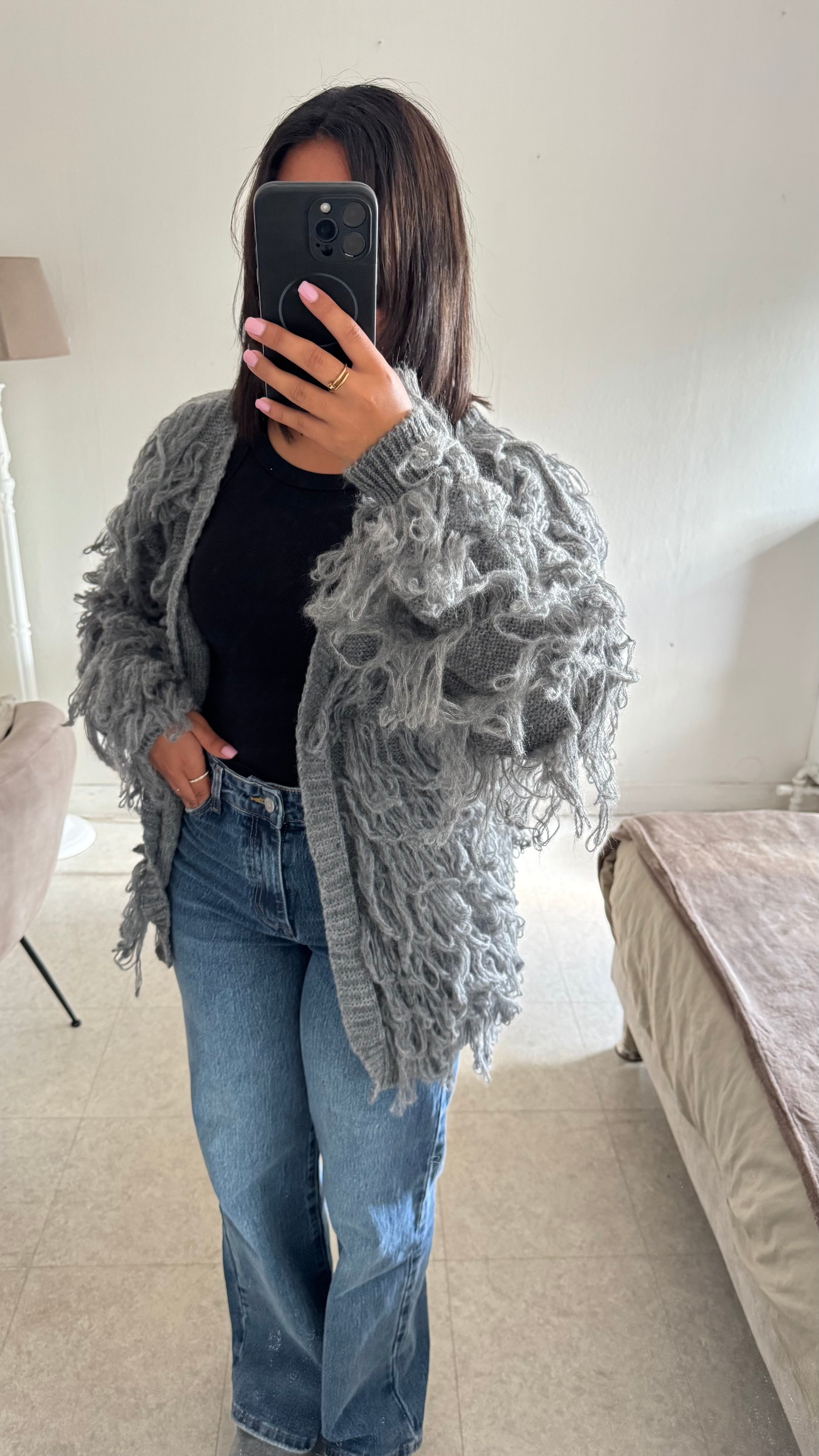 GILET FROU FROU GRIS