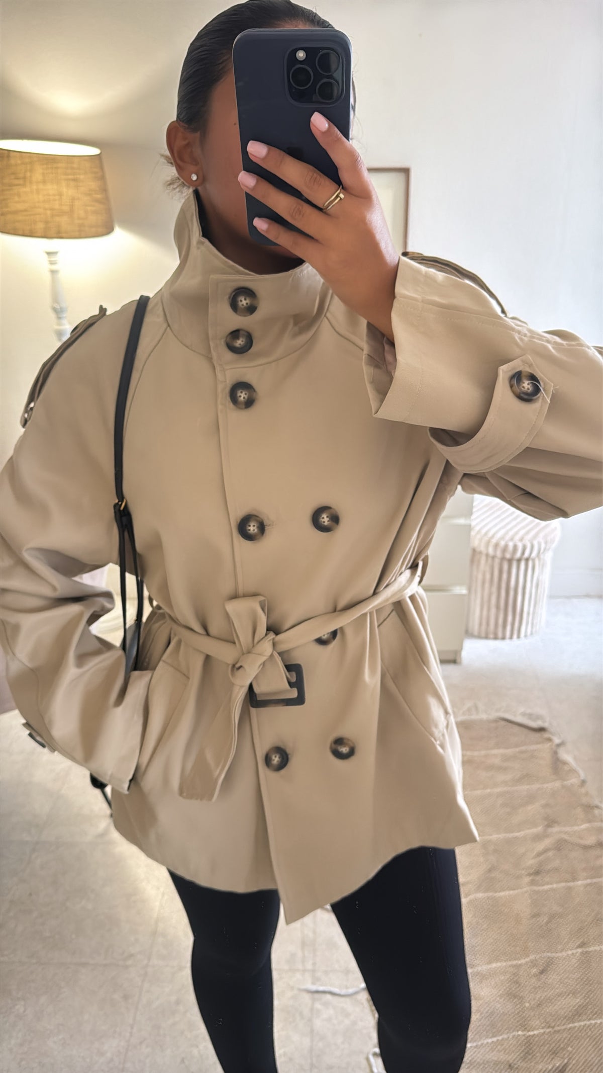 TRENCH COL MONTANT