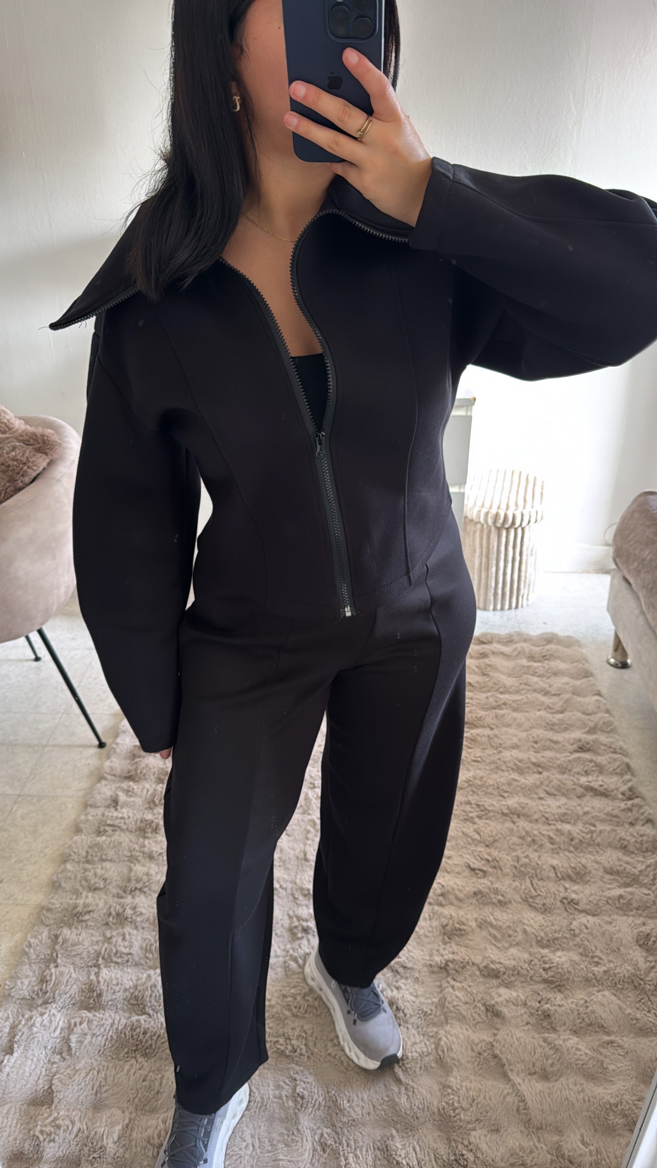 ENSEMBLE JOGGING CORSET NOIR