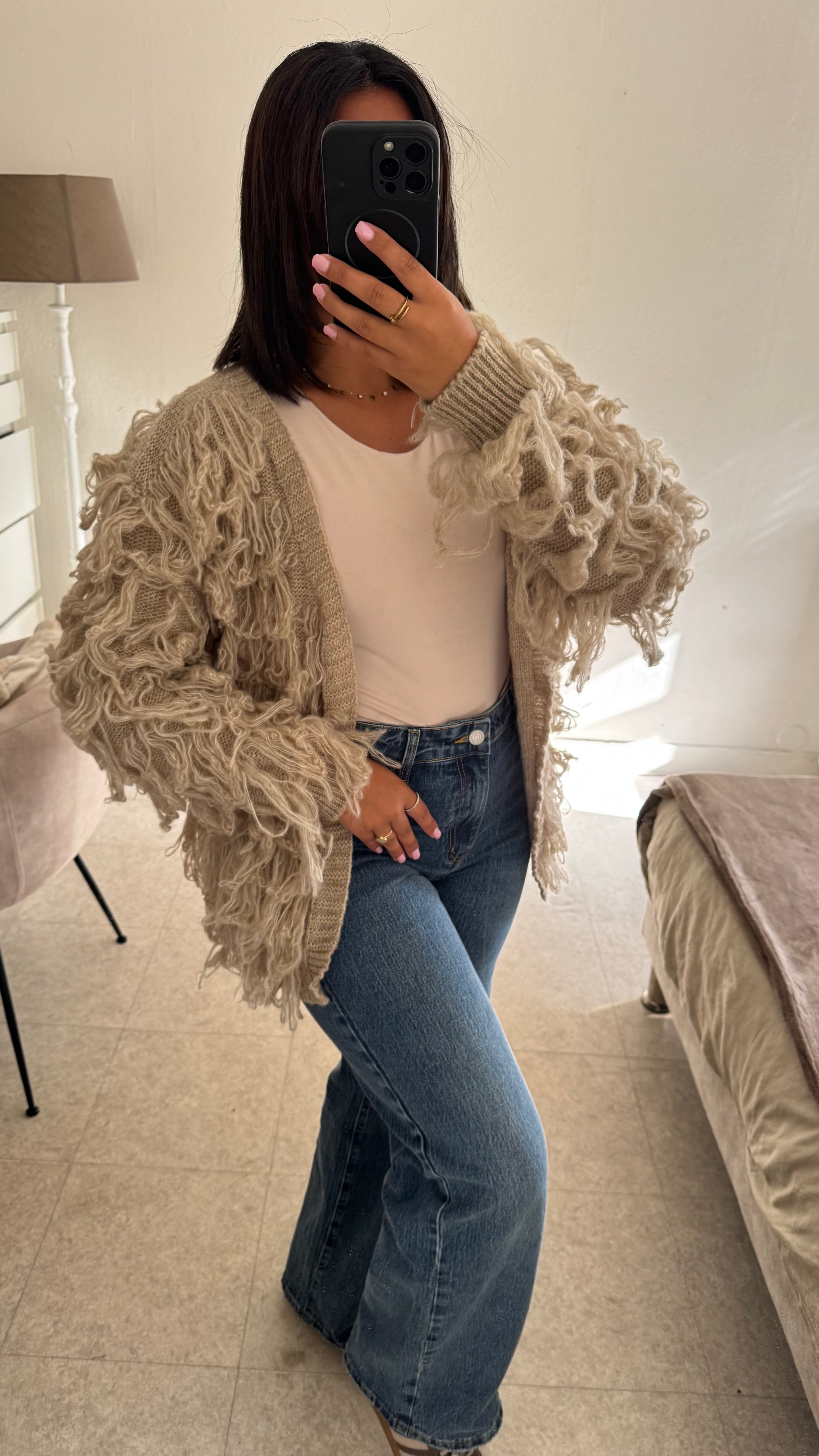 GILET FROU FROU BEIGE