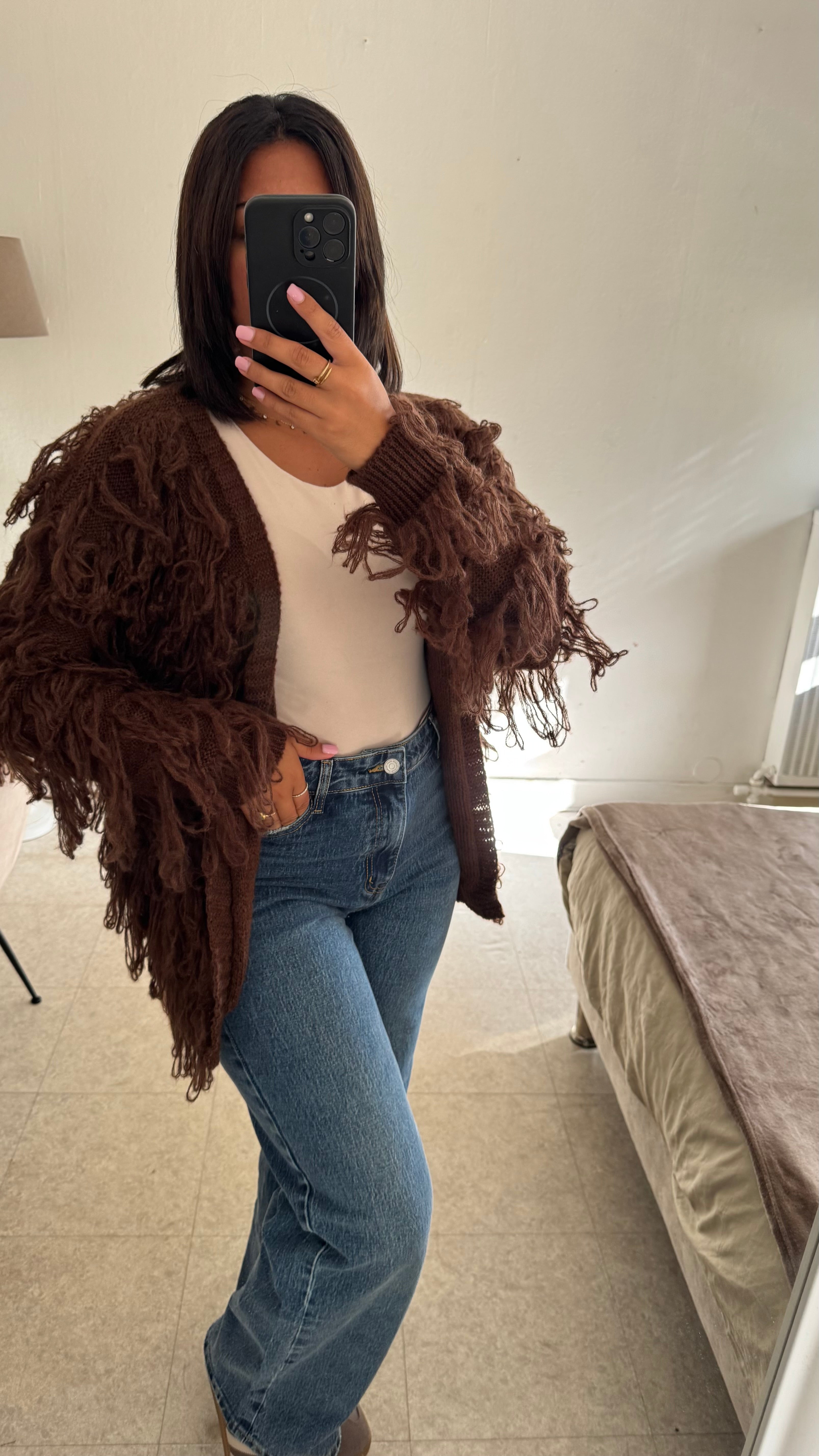 GILET FROU FROU MARRON