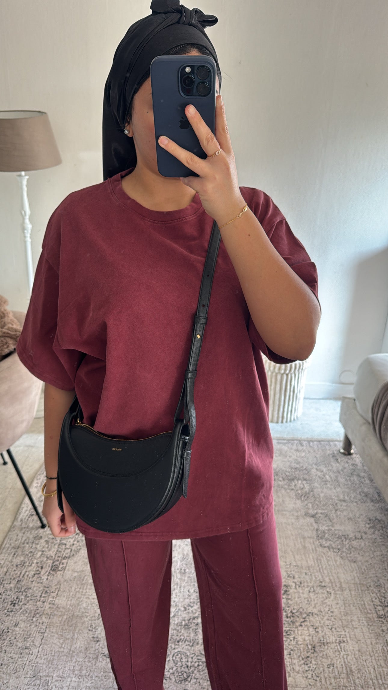 ENSEMBLE JOGGING T-SHIRT ROUGE