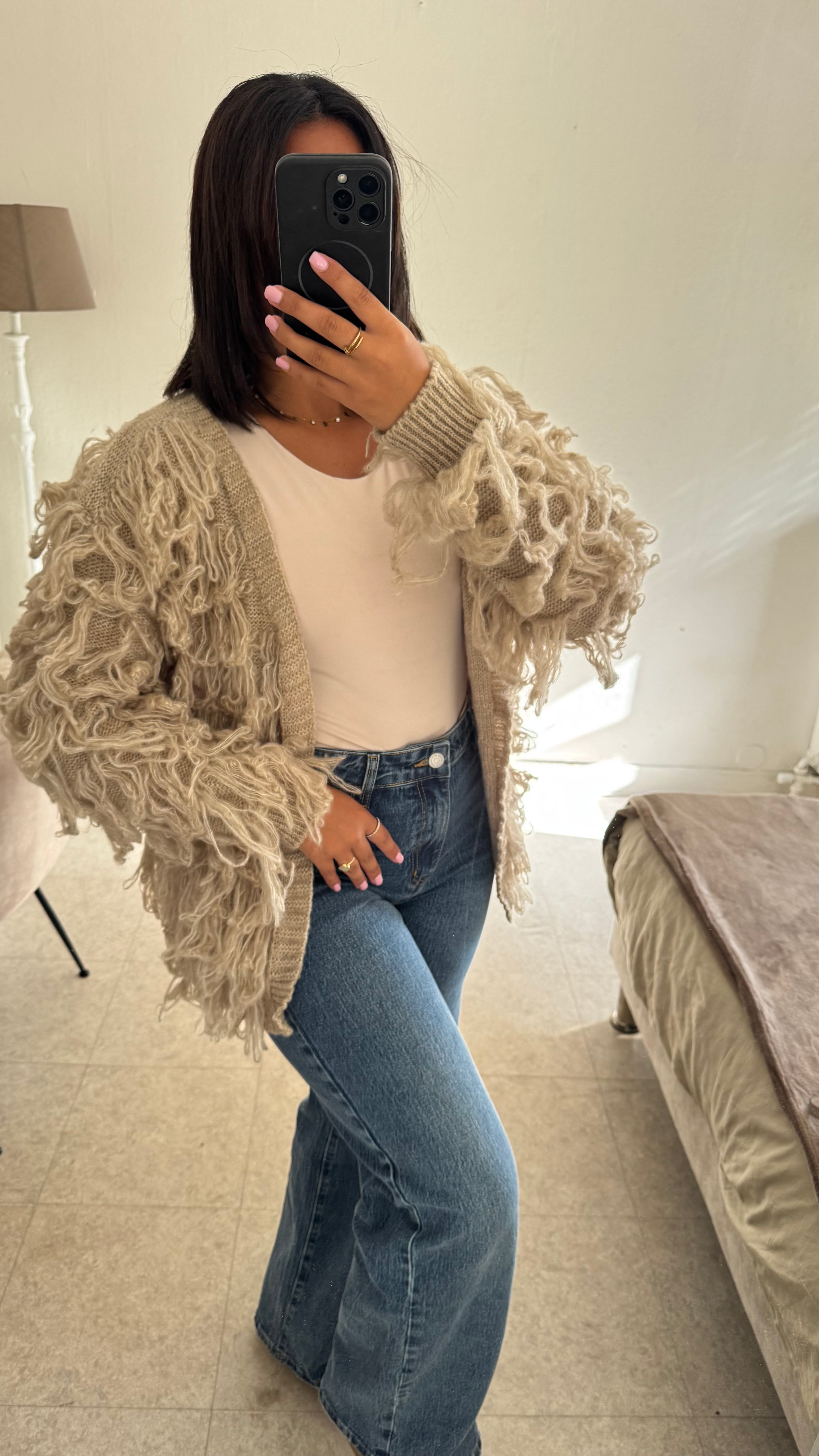 GILET FROU FROU BEIGE