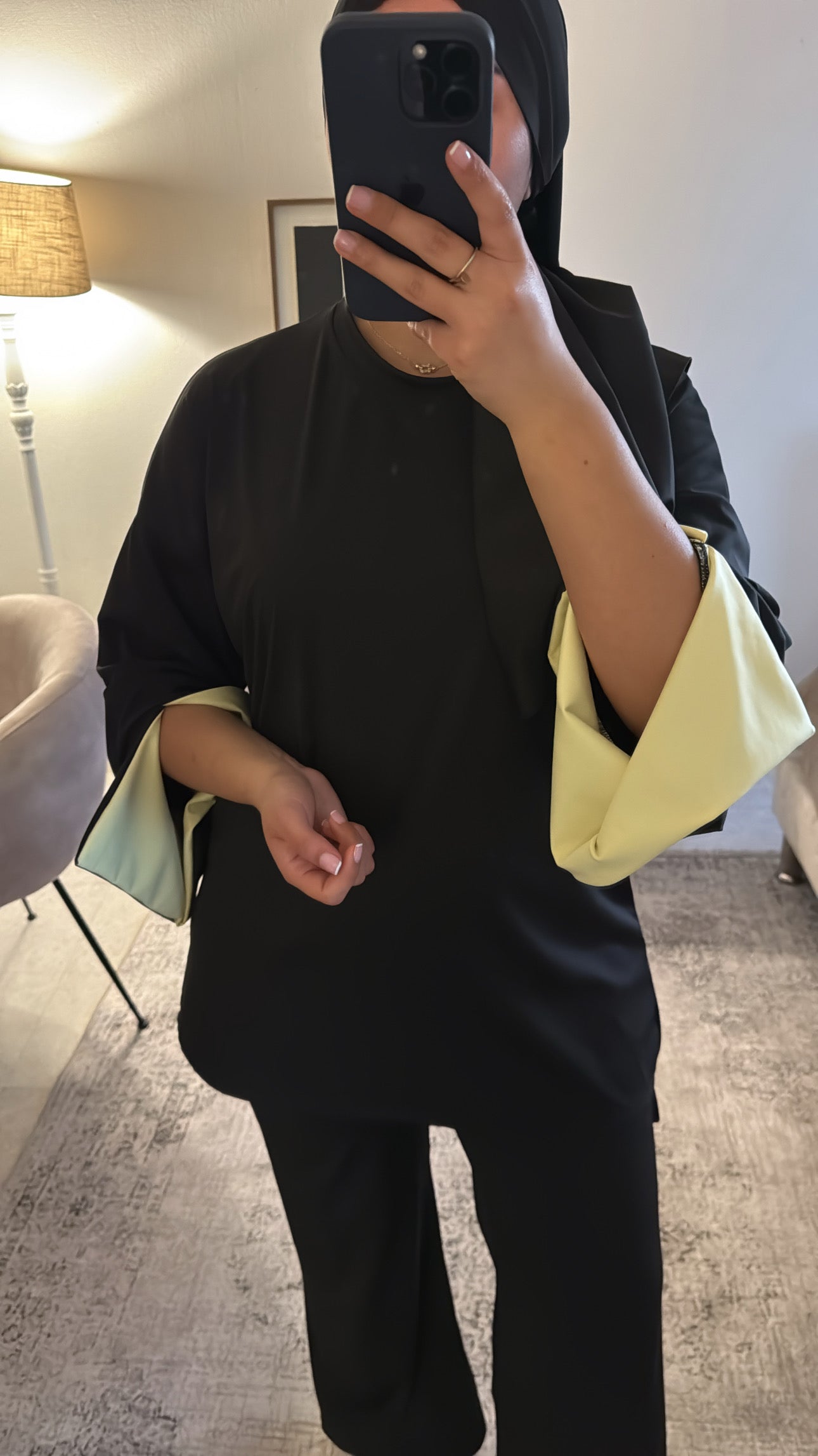BURKINI BICOLOR AVEC VOILE NOIR