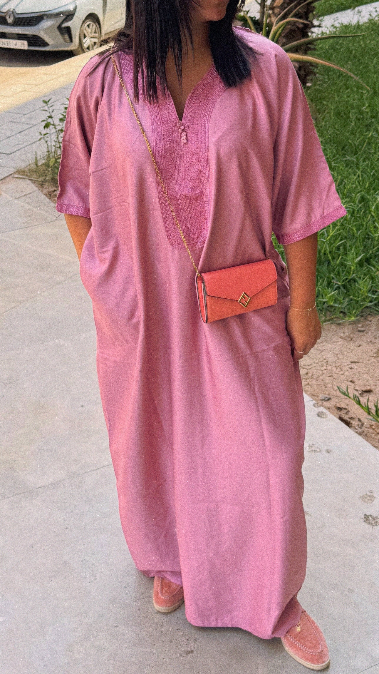 GANDOURA BELDI EN LIN ROSE