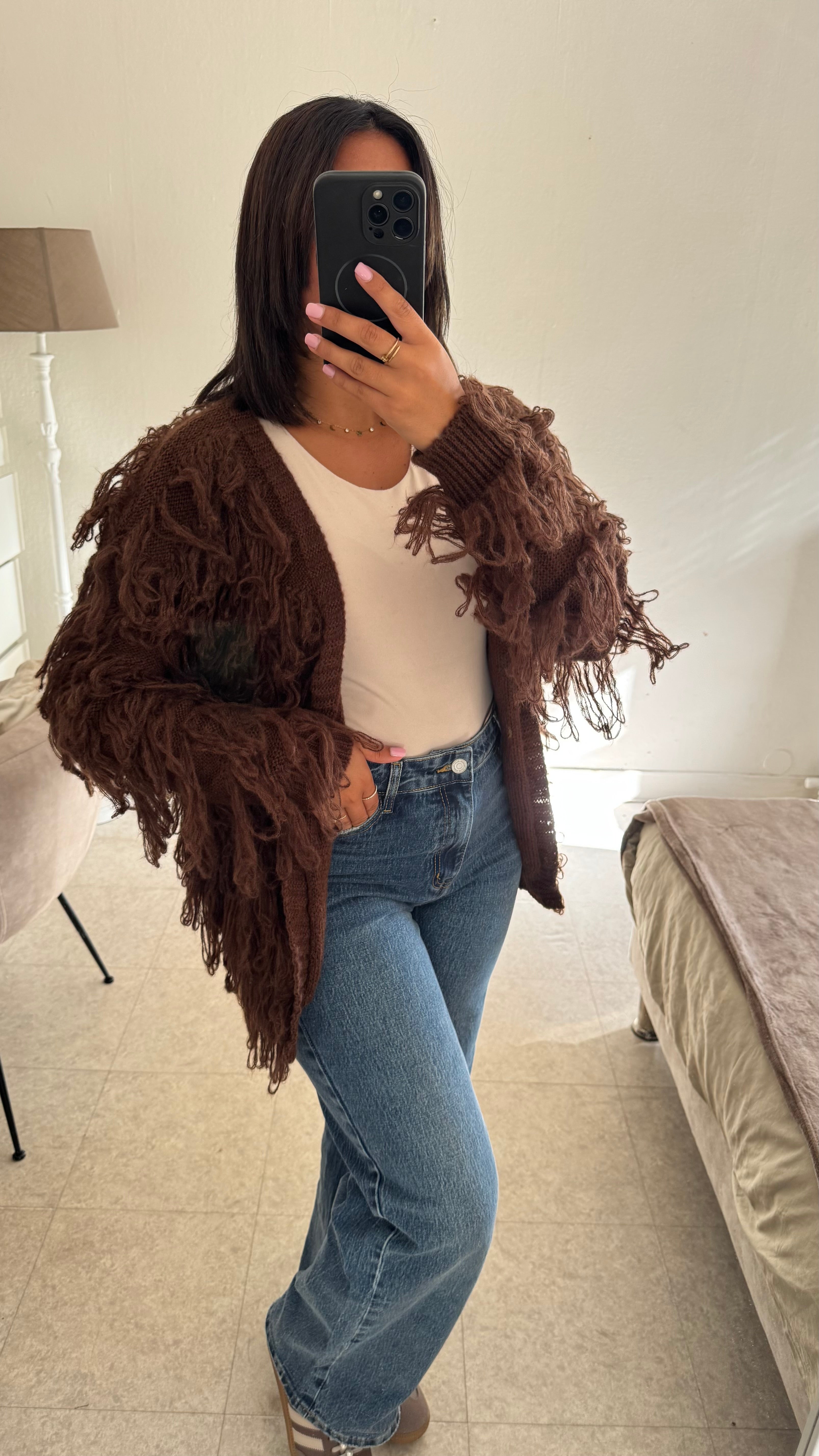 GILET FROU FROU MARRON