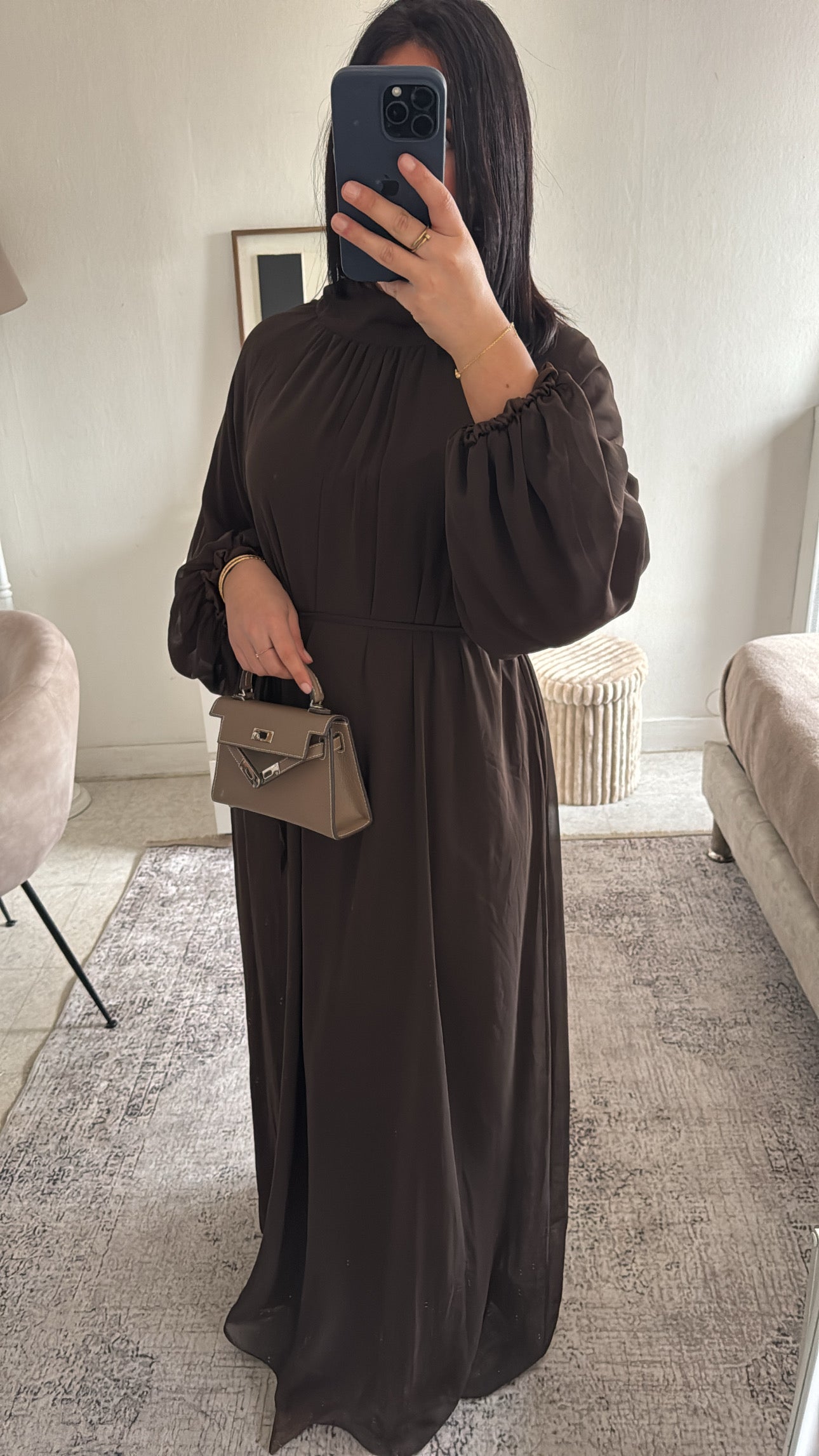 ROBE SHERA MARRON