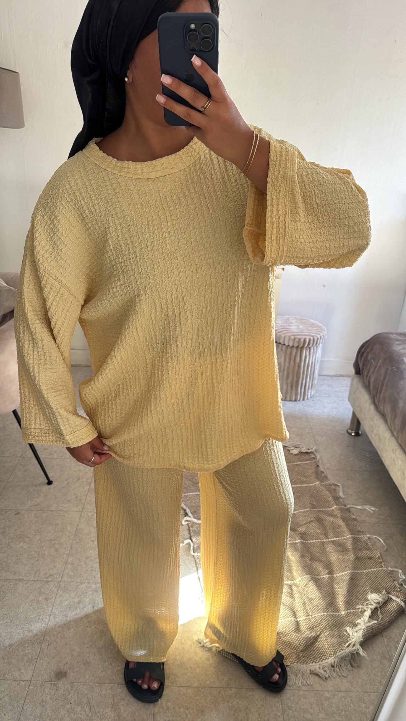 ENSEMBLE ESSENTIEL JAUNE