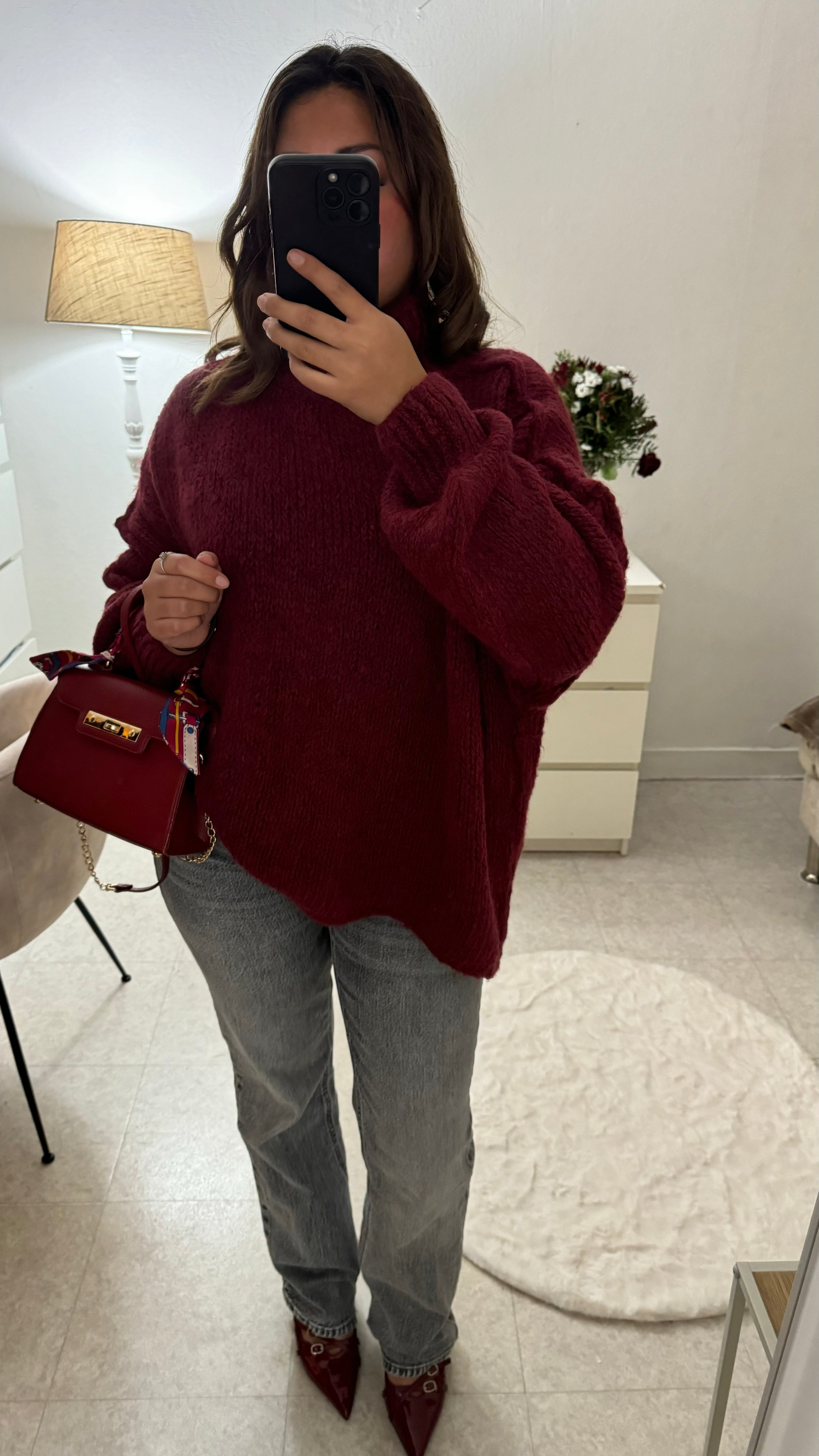 PULL LANA BORDEAUX