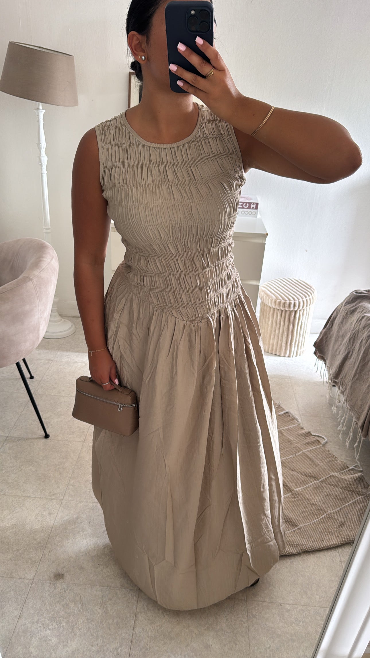 ROBE INSPI ZARA BEIGE