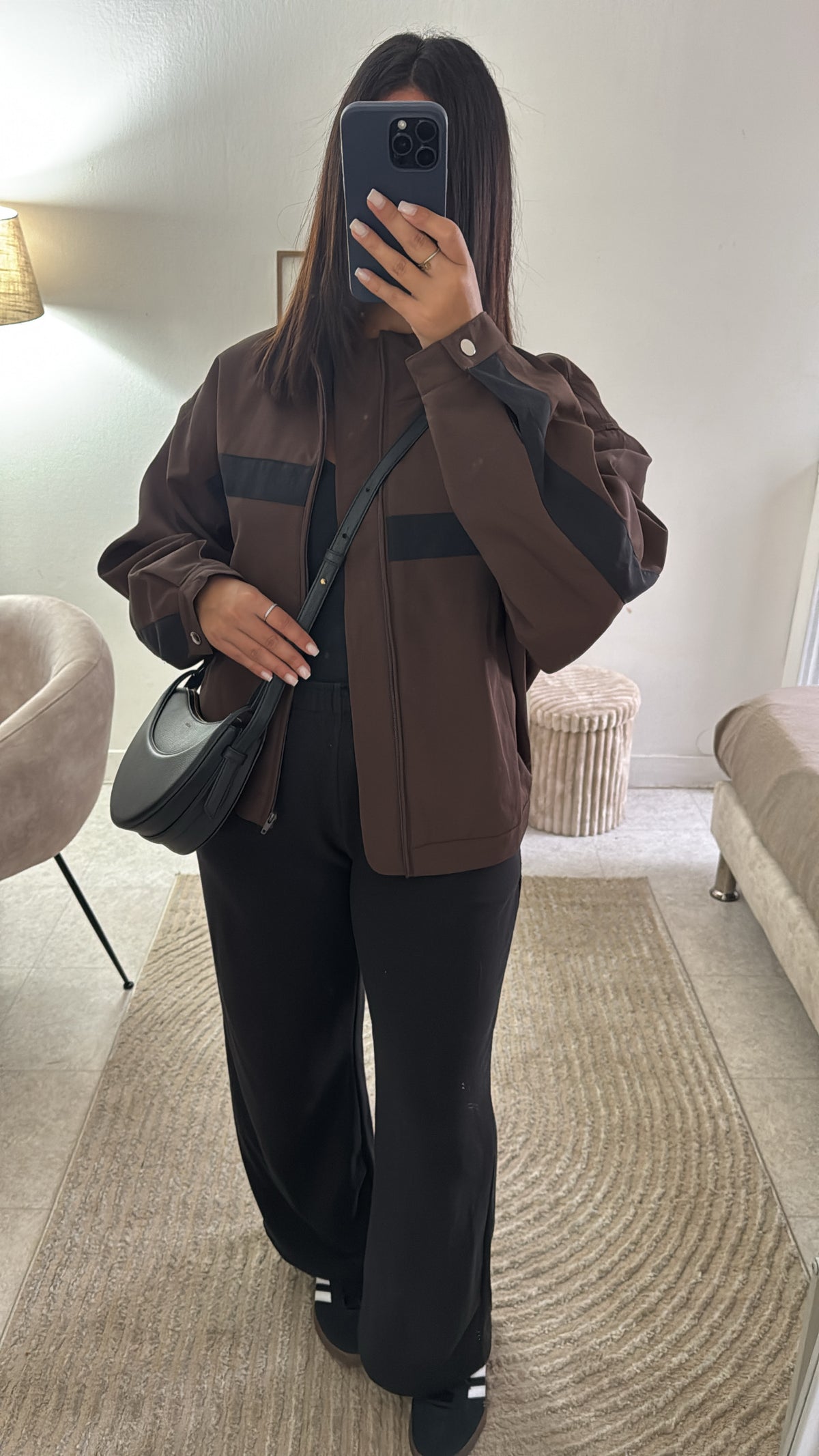 VESTE INSPI YSL MARRON