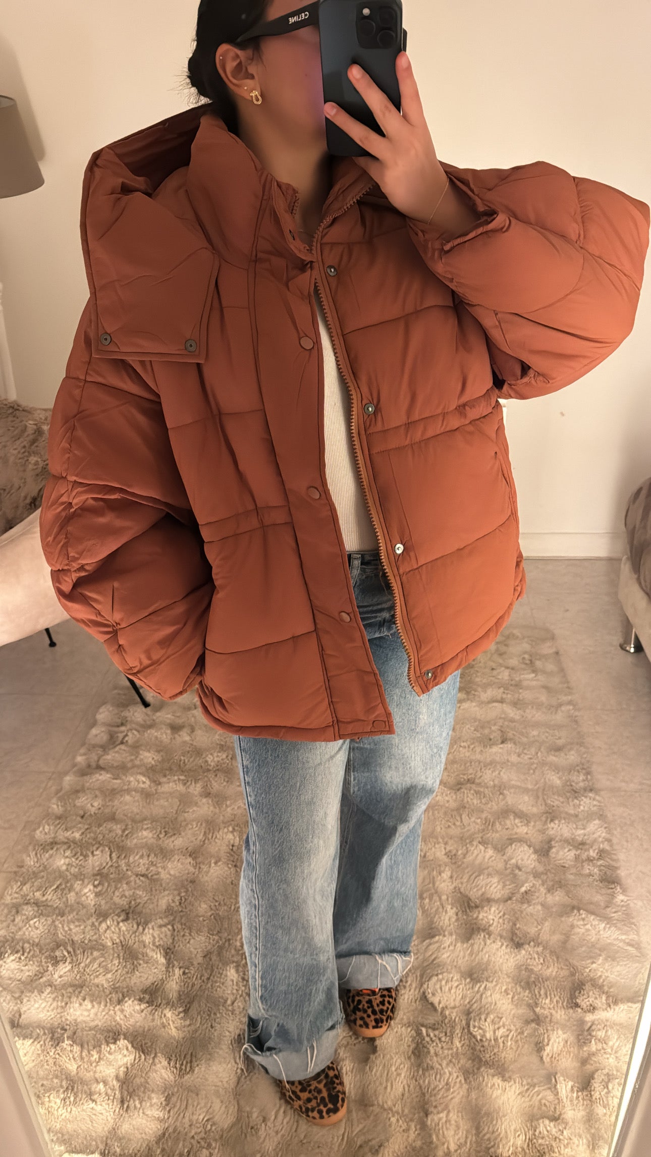 DOUDOUNE À CAPUCHE OVERSIZE BRIK