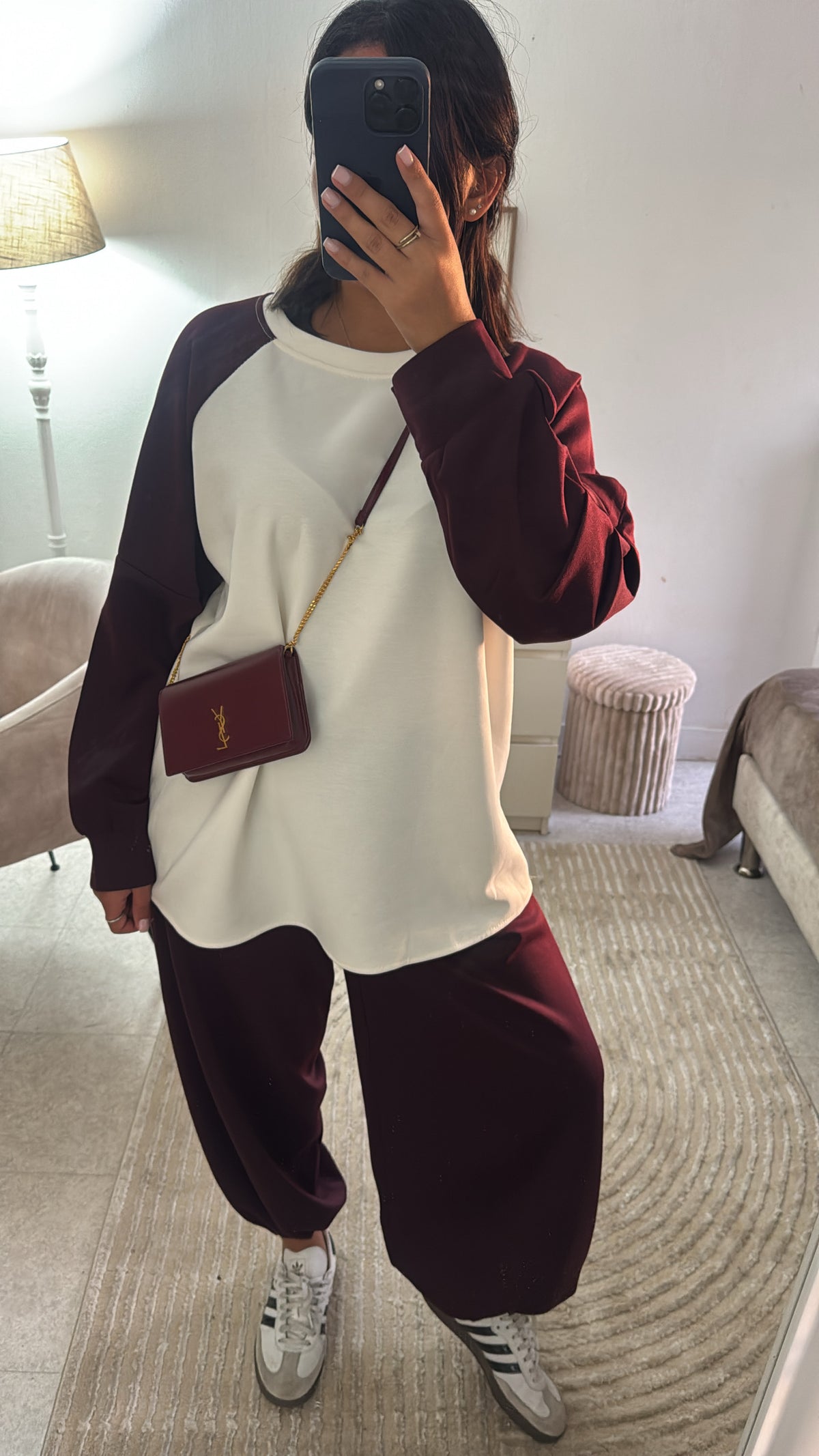 ENSEMBLE JOGGING ALADIN BORDEAUX