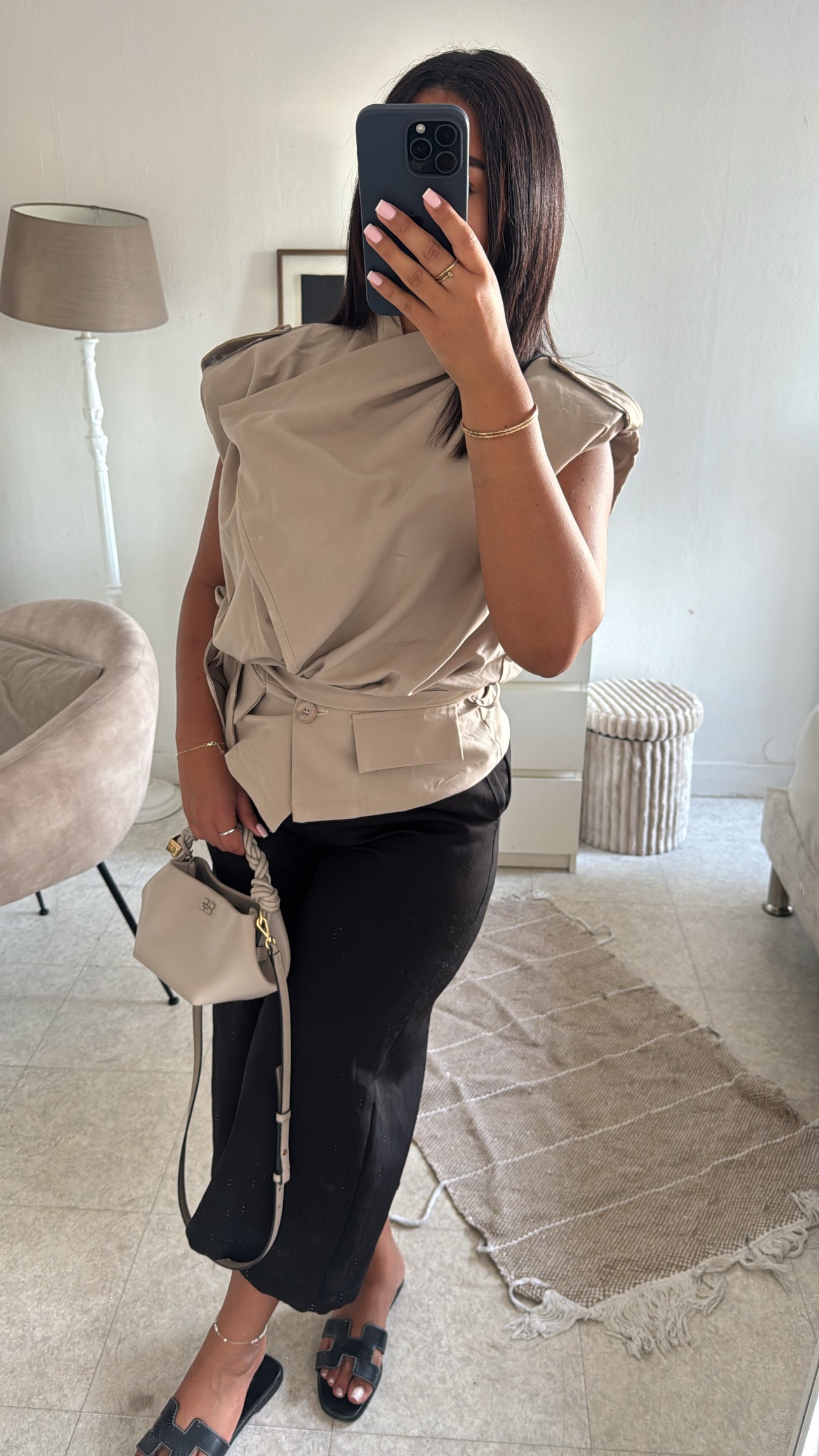 HAUT VESTE EPAULETTE INSPI ZARA