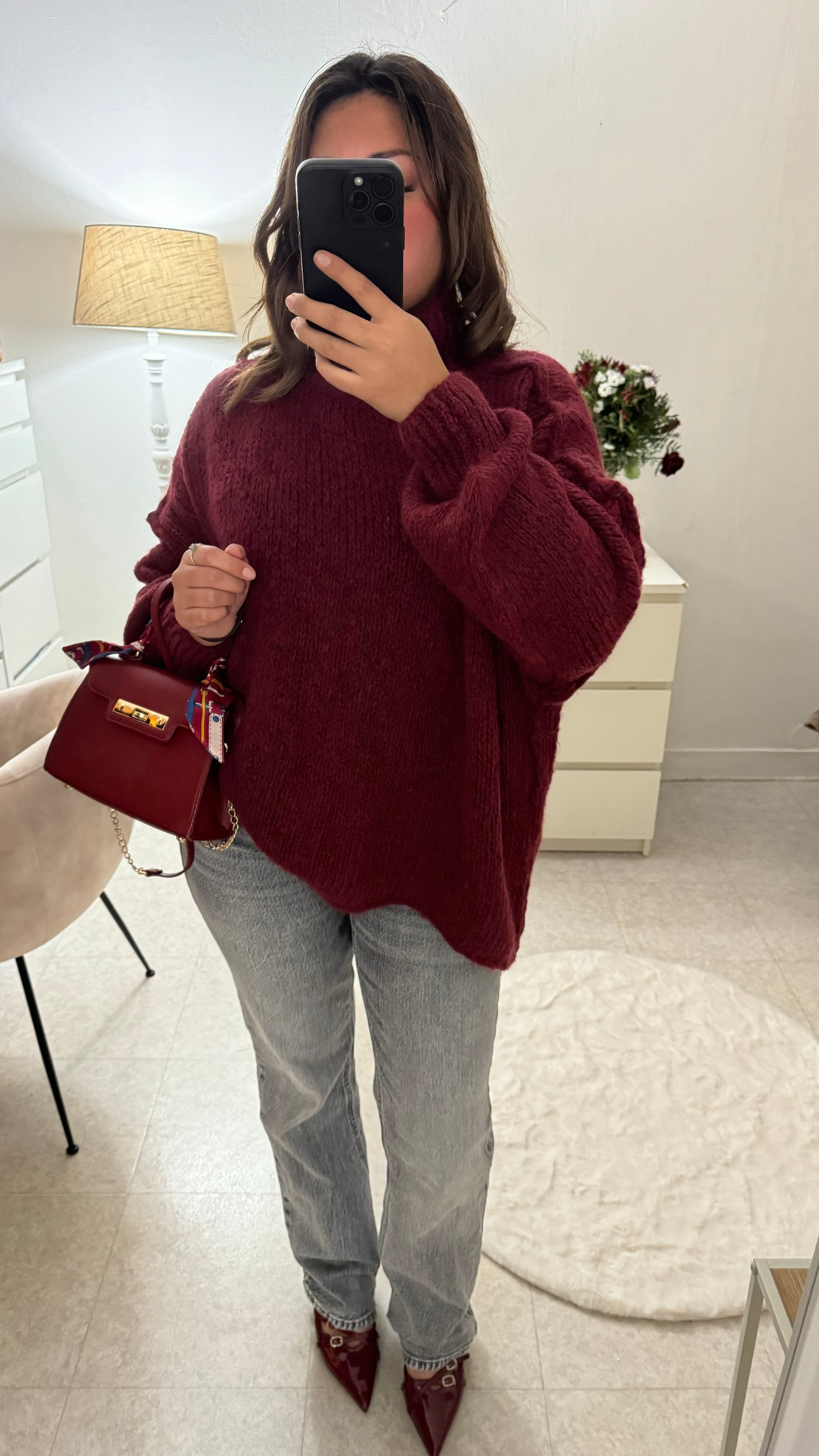 PULL LANA BORDEAUX