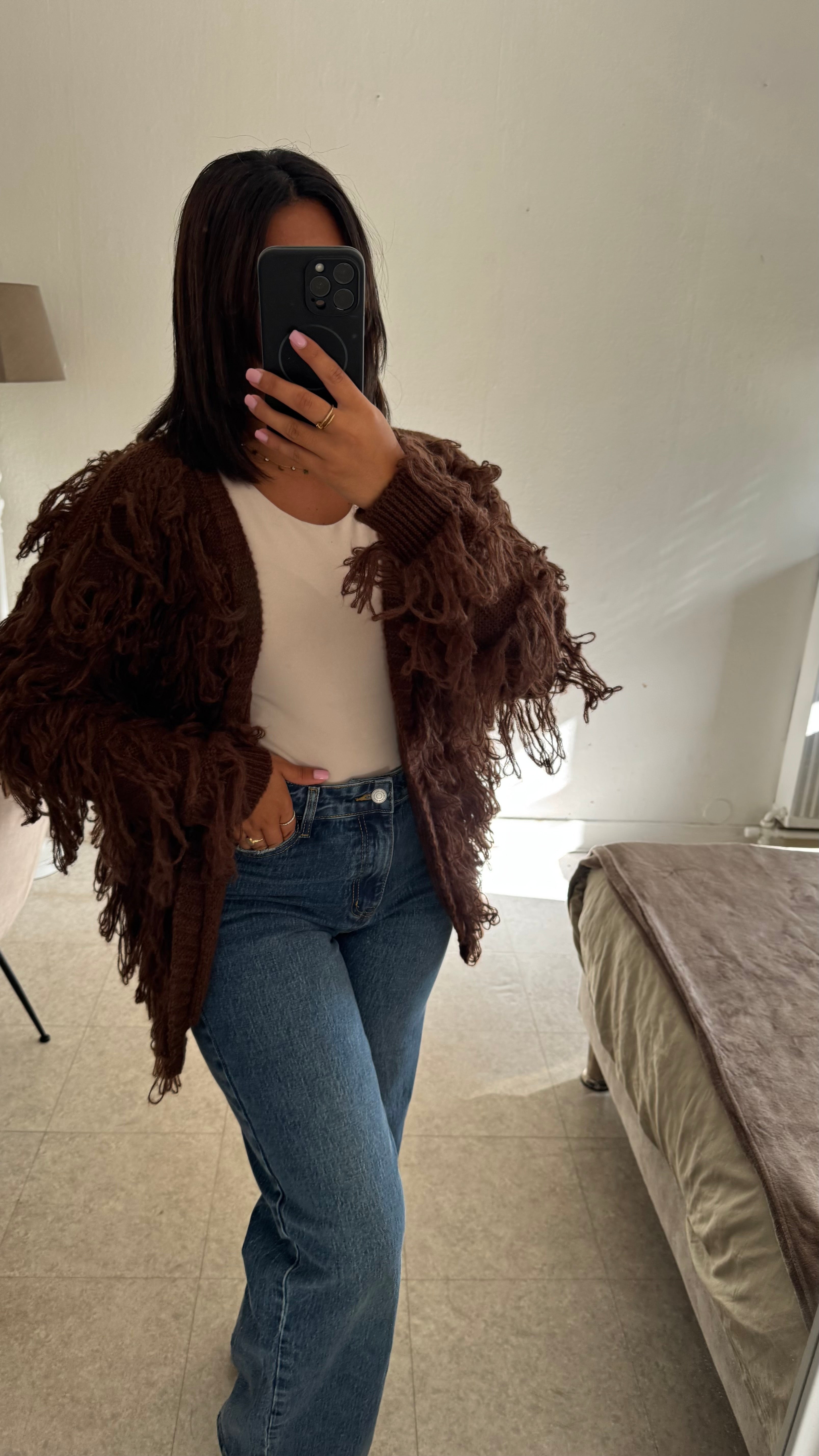 GILET FROU FROU MARRON