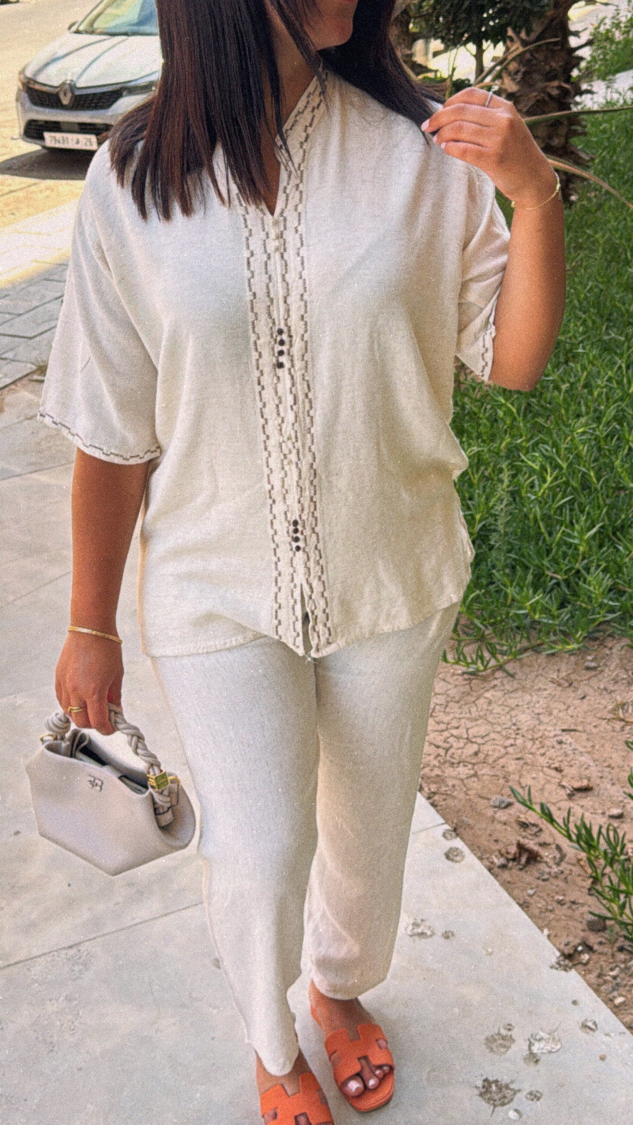 ENSEMBLE BELDI EN LIN SFIFA MARRON