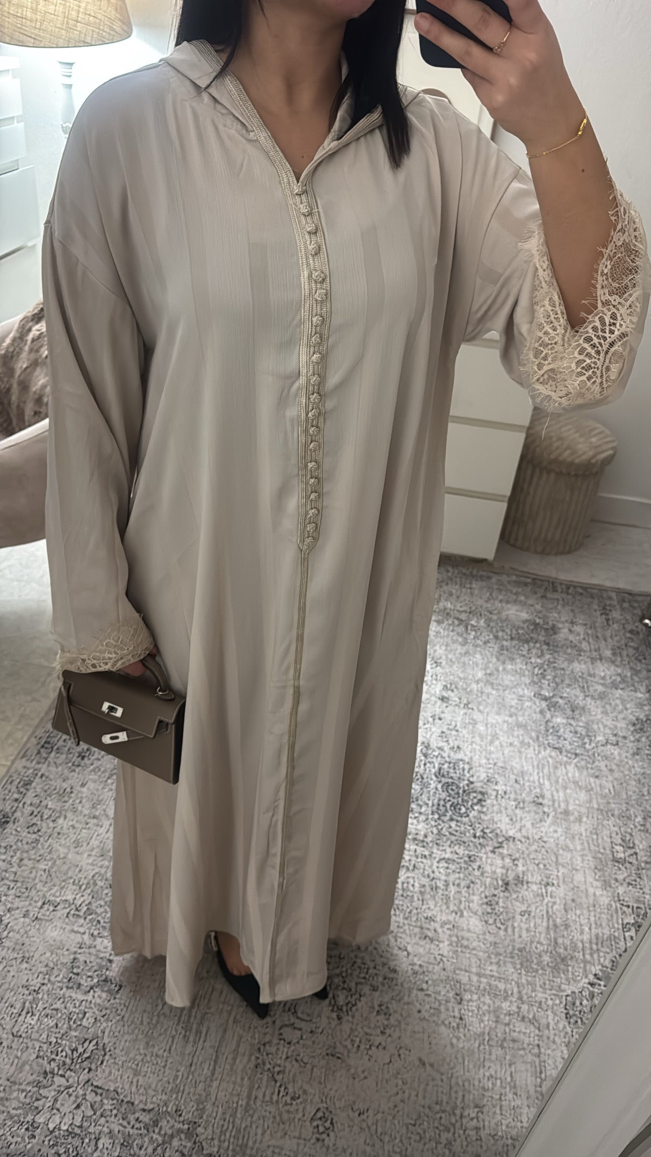 JABBADOR À CAPUCHE BEIGE