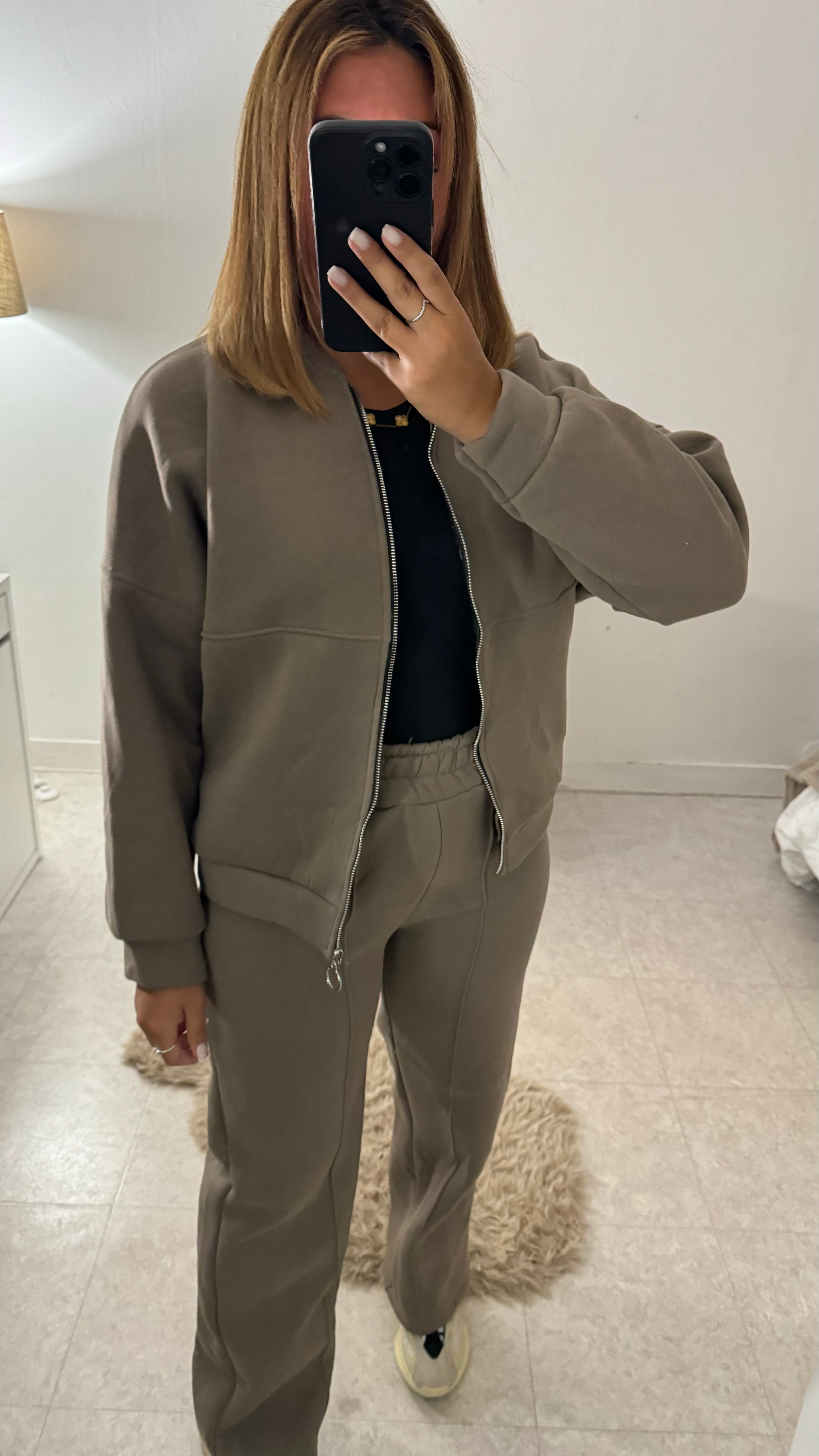 ENSEMBLE JOGGING TAUPE