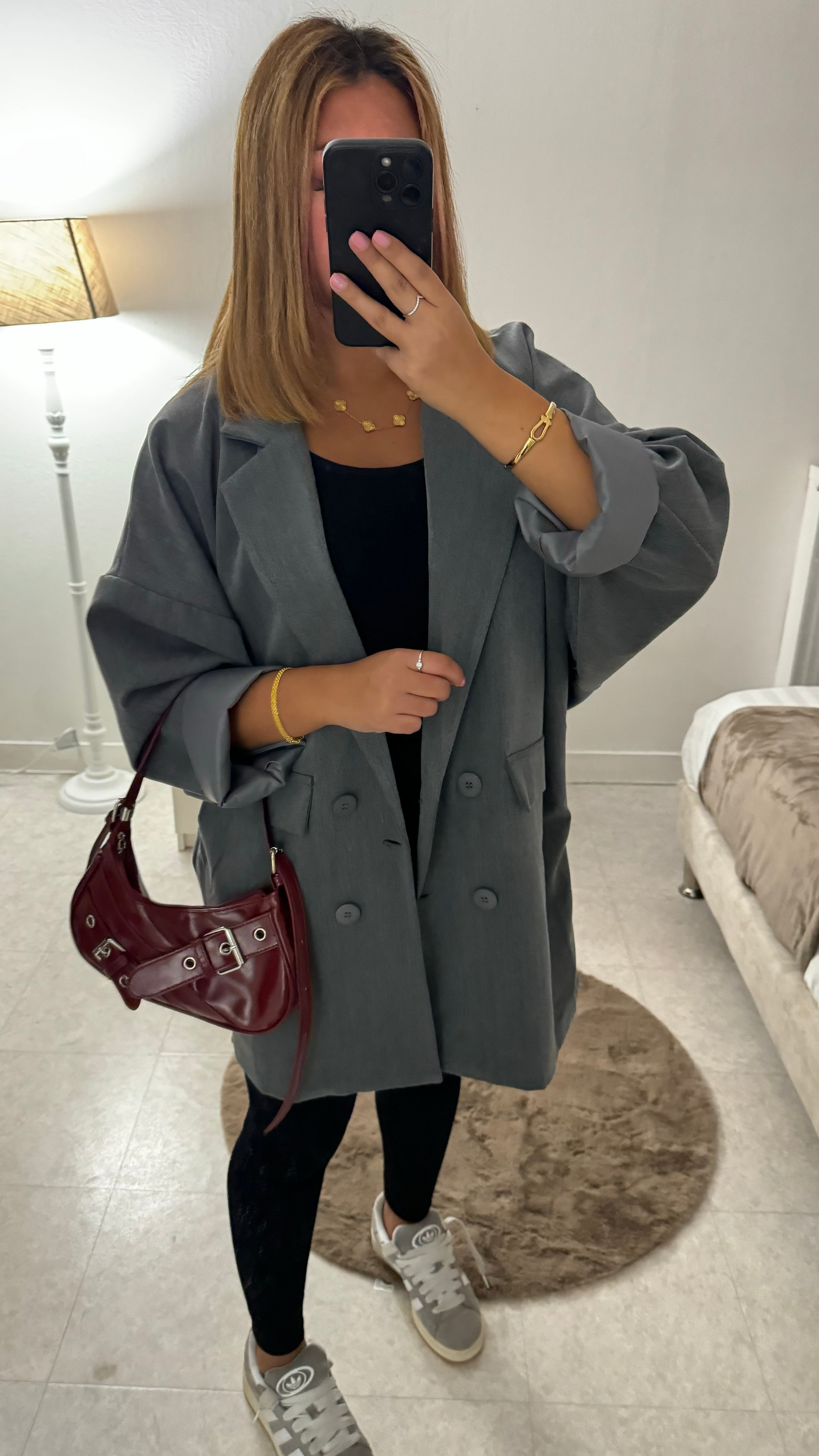 BLAZER SUPER OVERSIZE GRIS