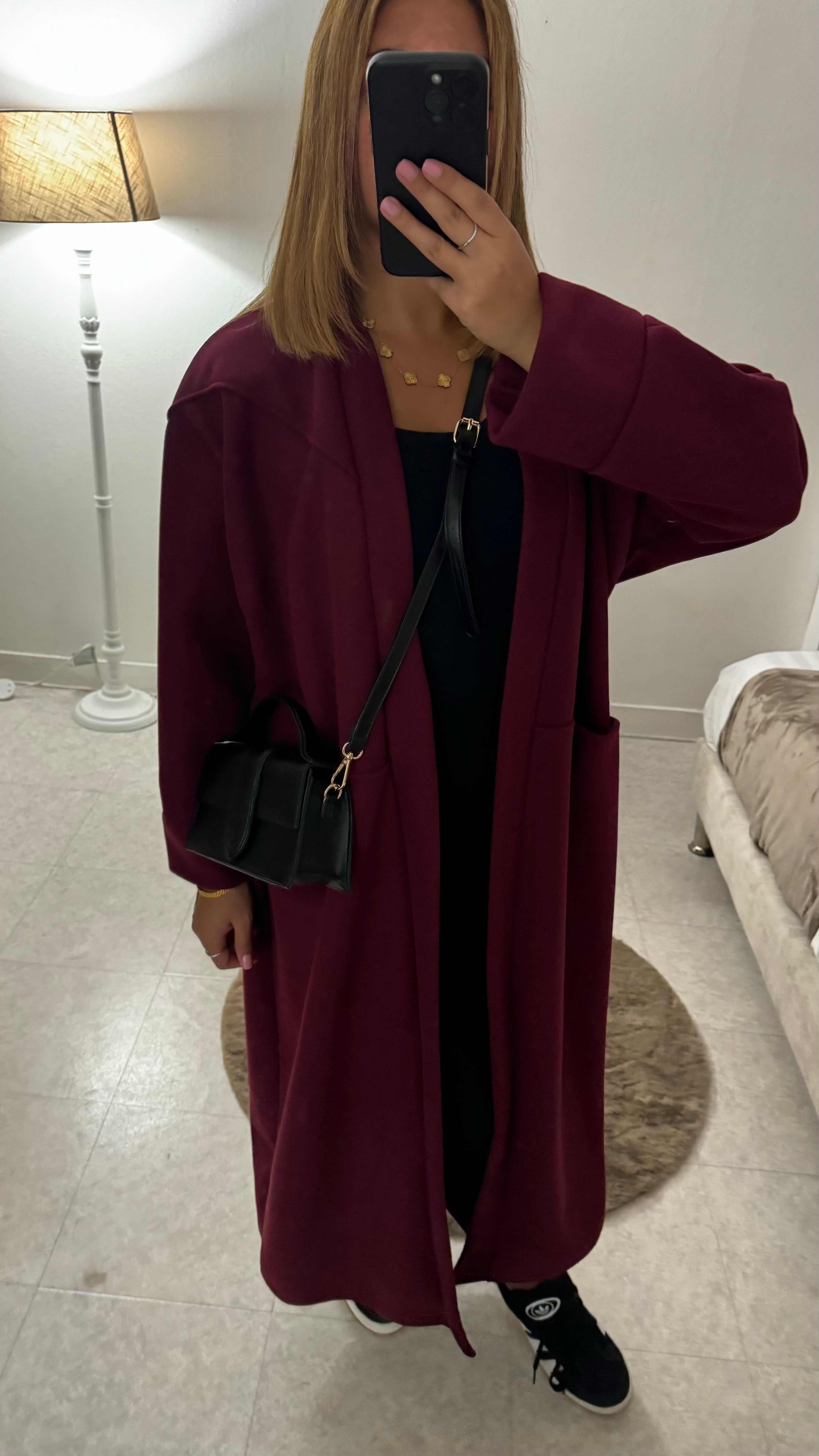 KIMONO BORDEAUX ROSE