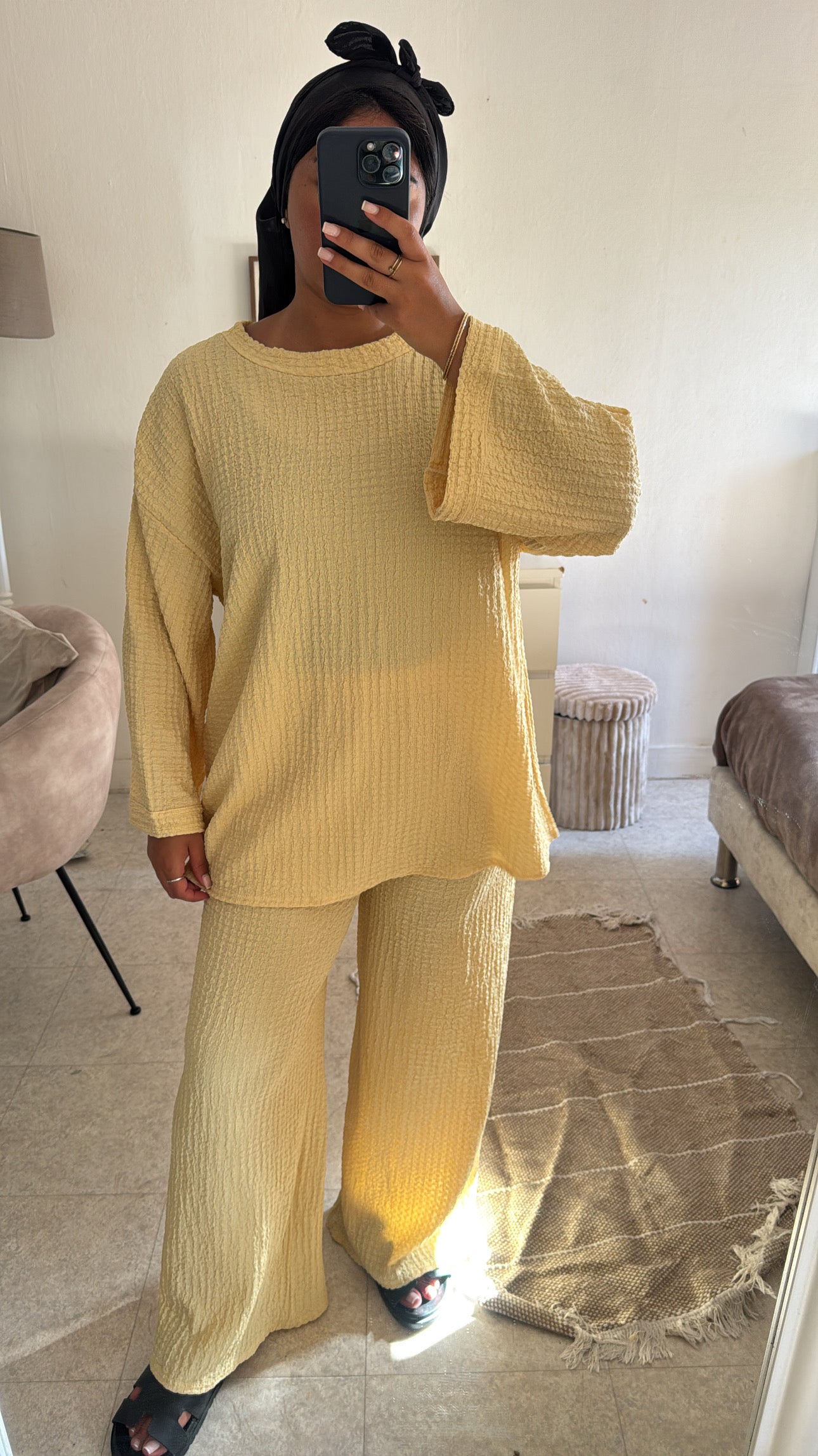 ENSEMBLE ESSENTIEL JAUNE