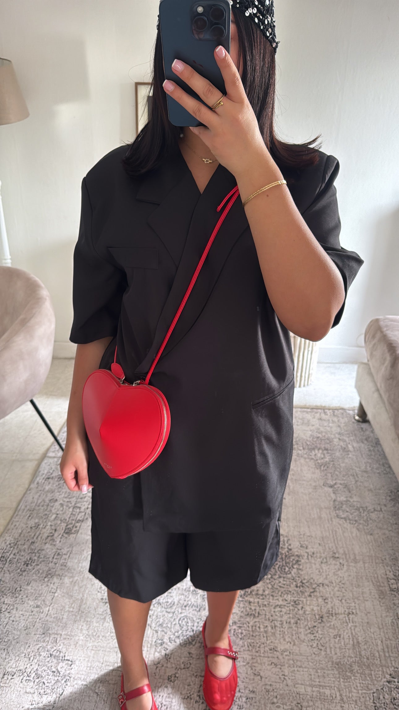 ENSEMBLE BERMUDA NOIR
