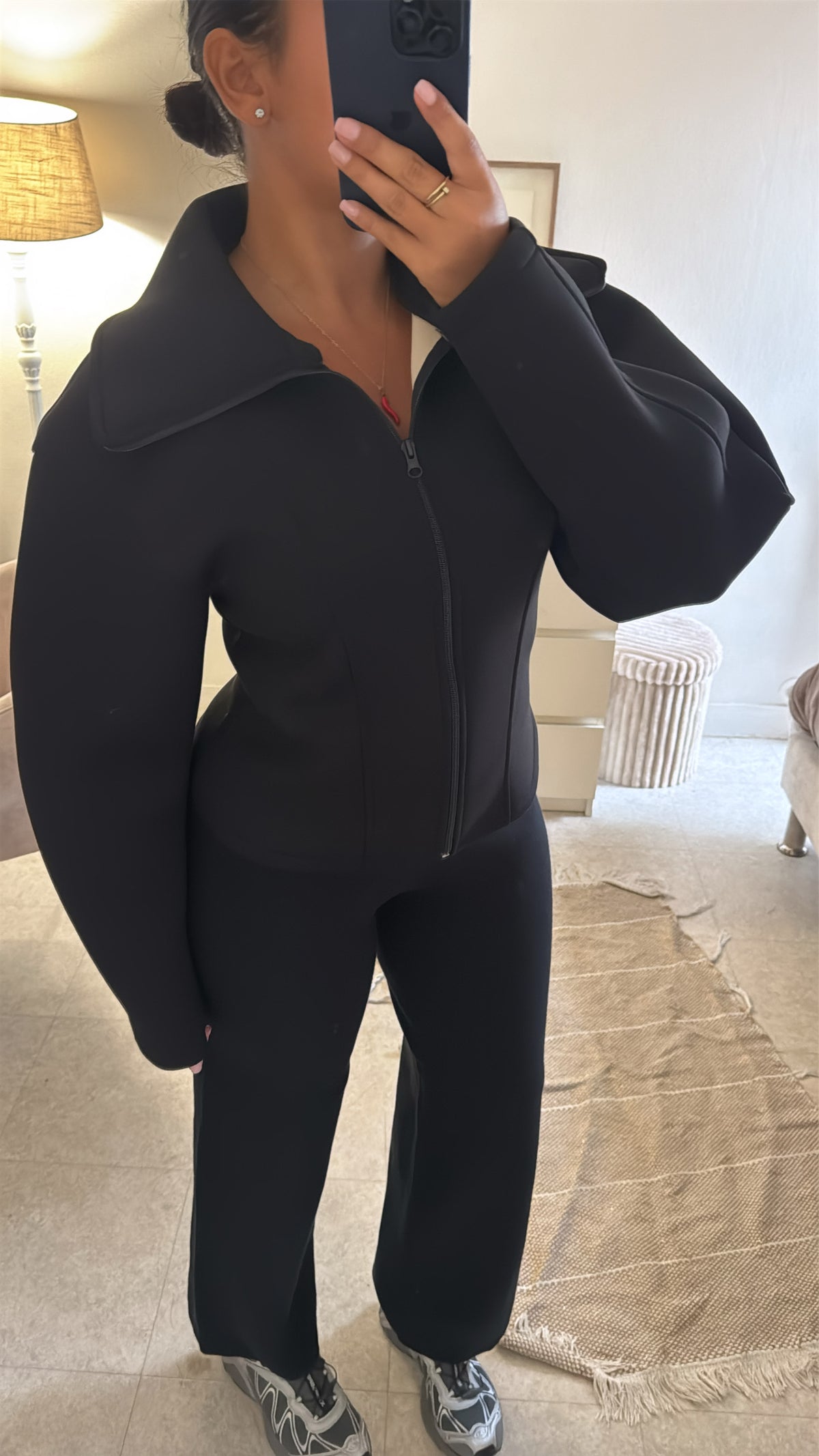 VESTE STRUCTURÉE INSPI ZARA NOIRE