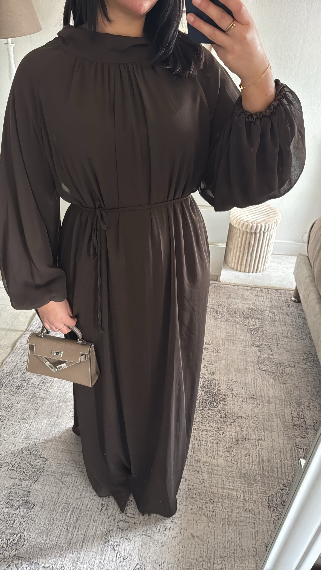 ROBE SHERA MARRON
