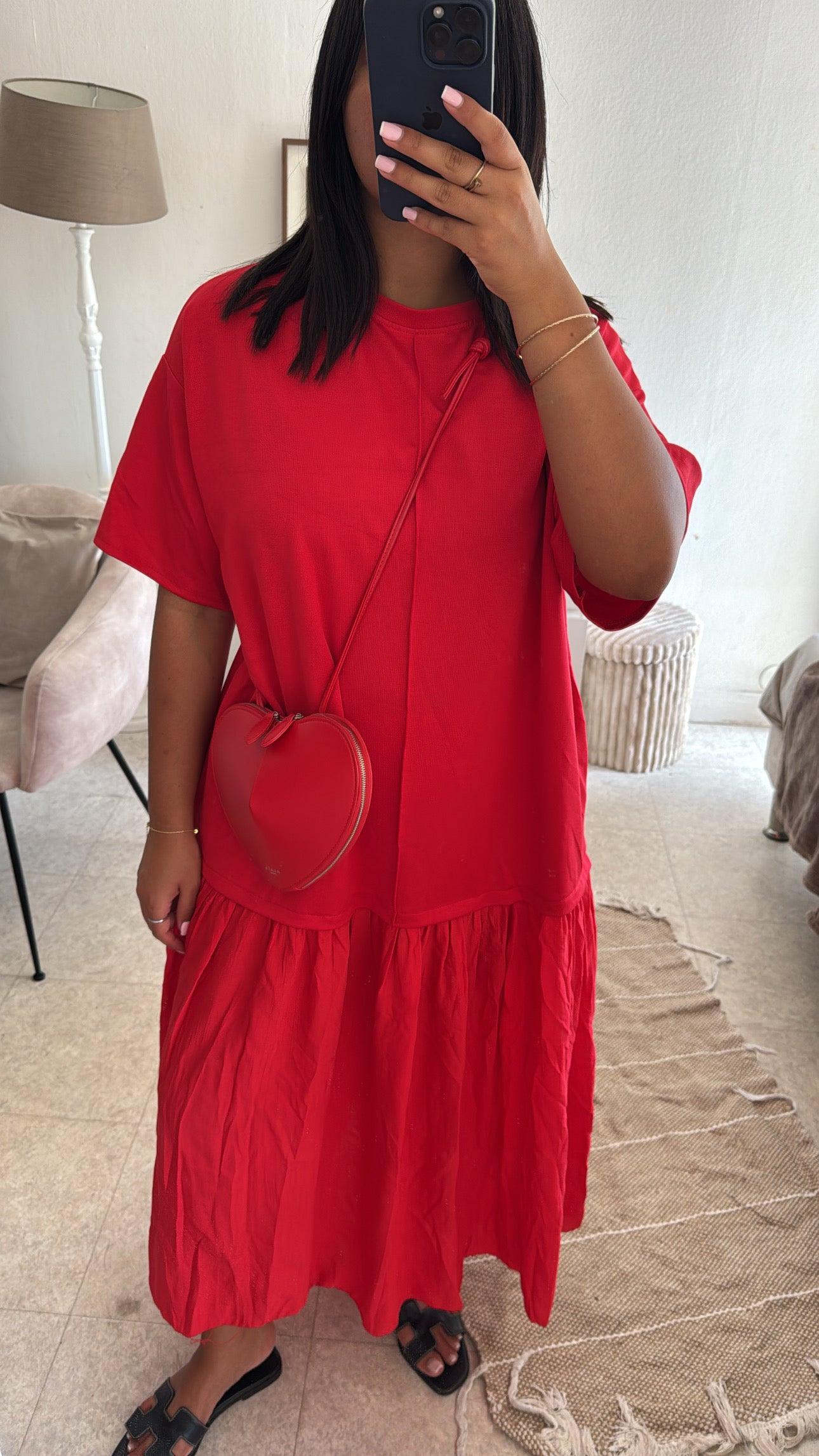 ROBE MENDES ROUGE