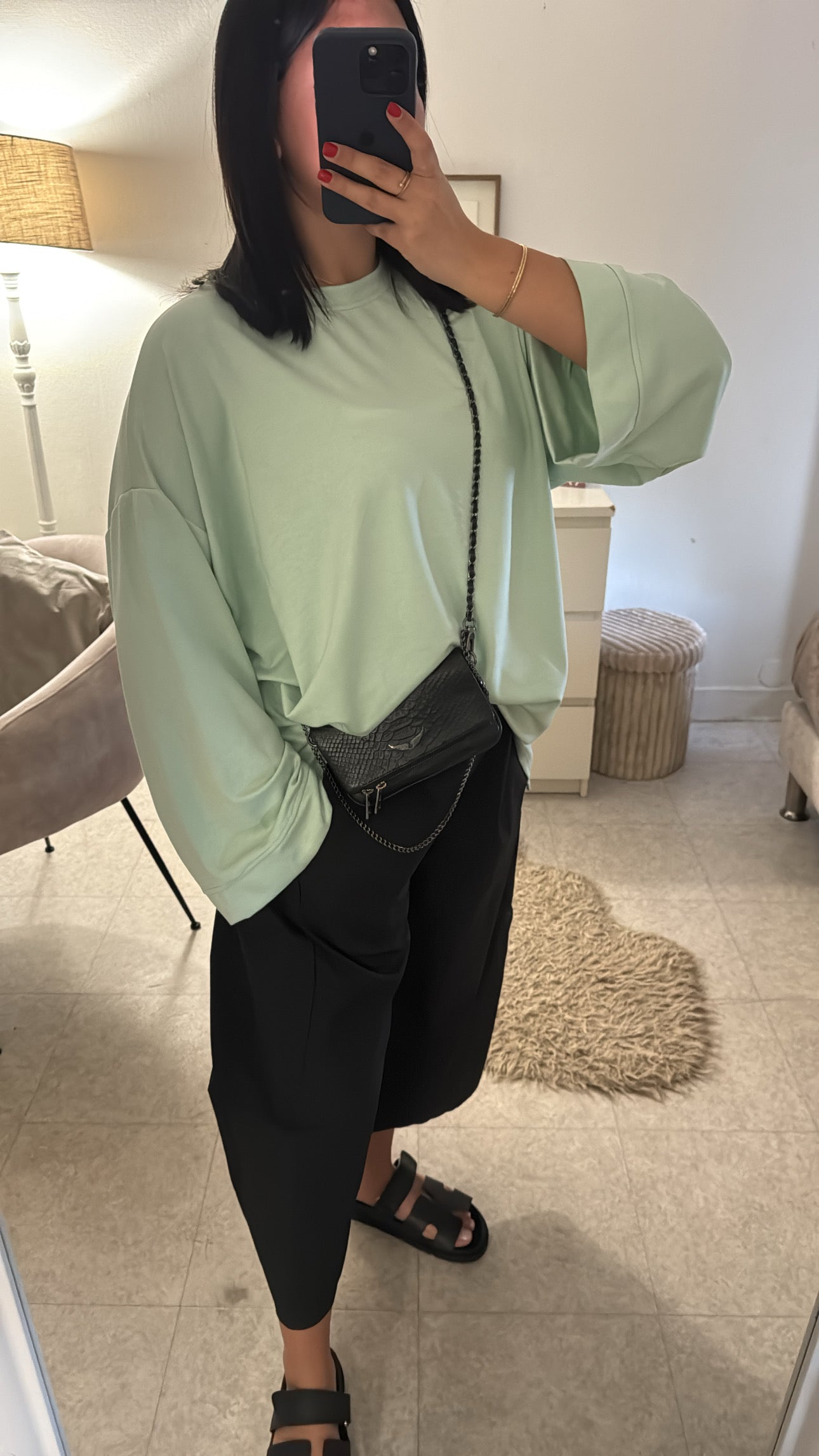 HAUT COTON VERT D’EAU