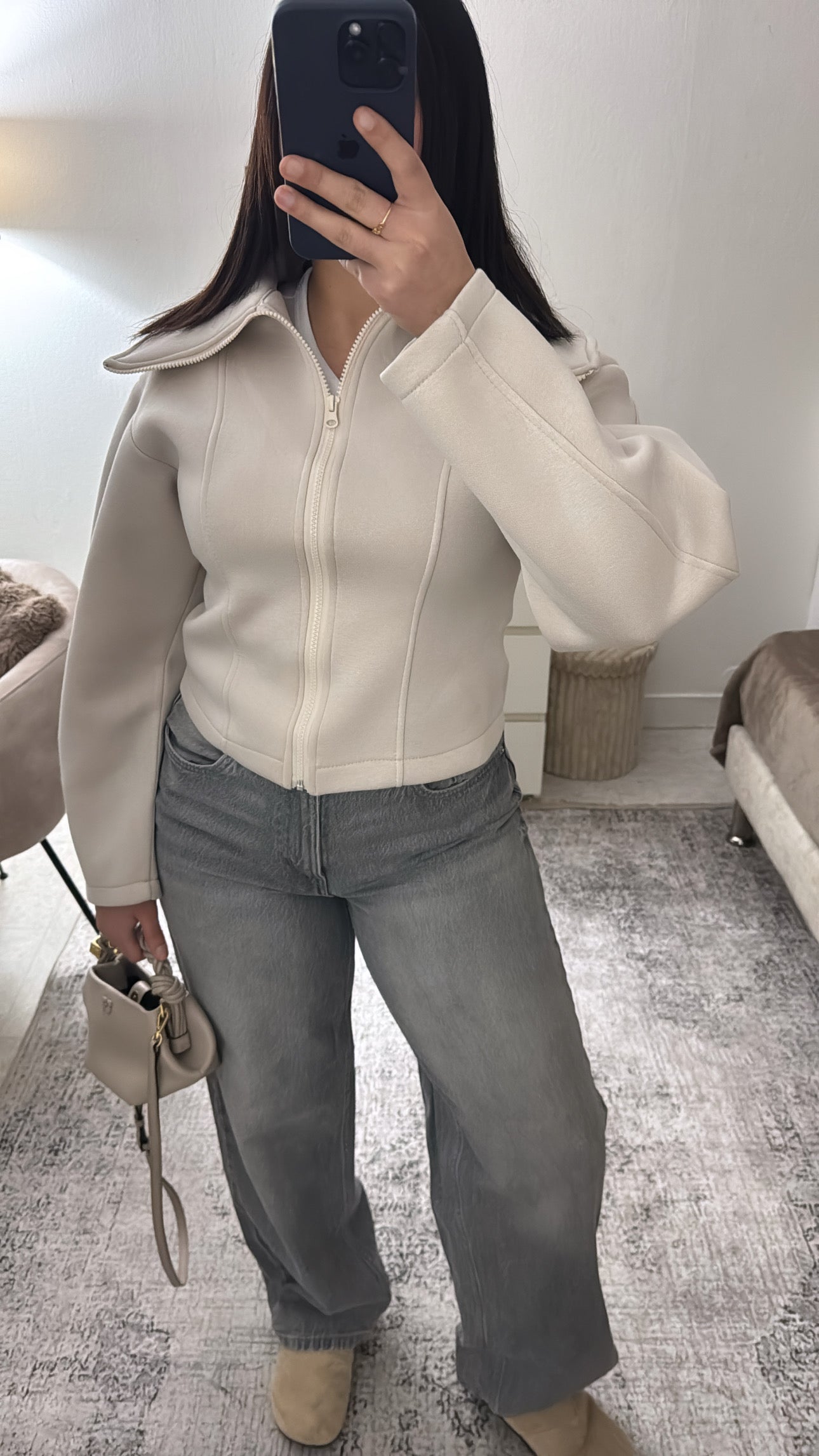 VESTE INSPI ZARA BEIGE