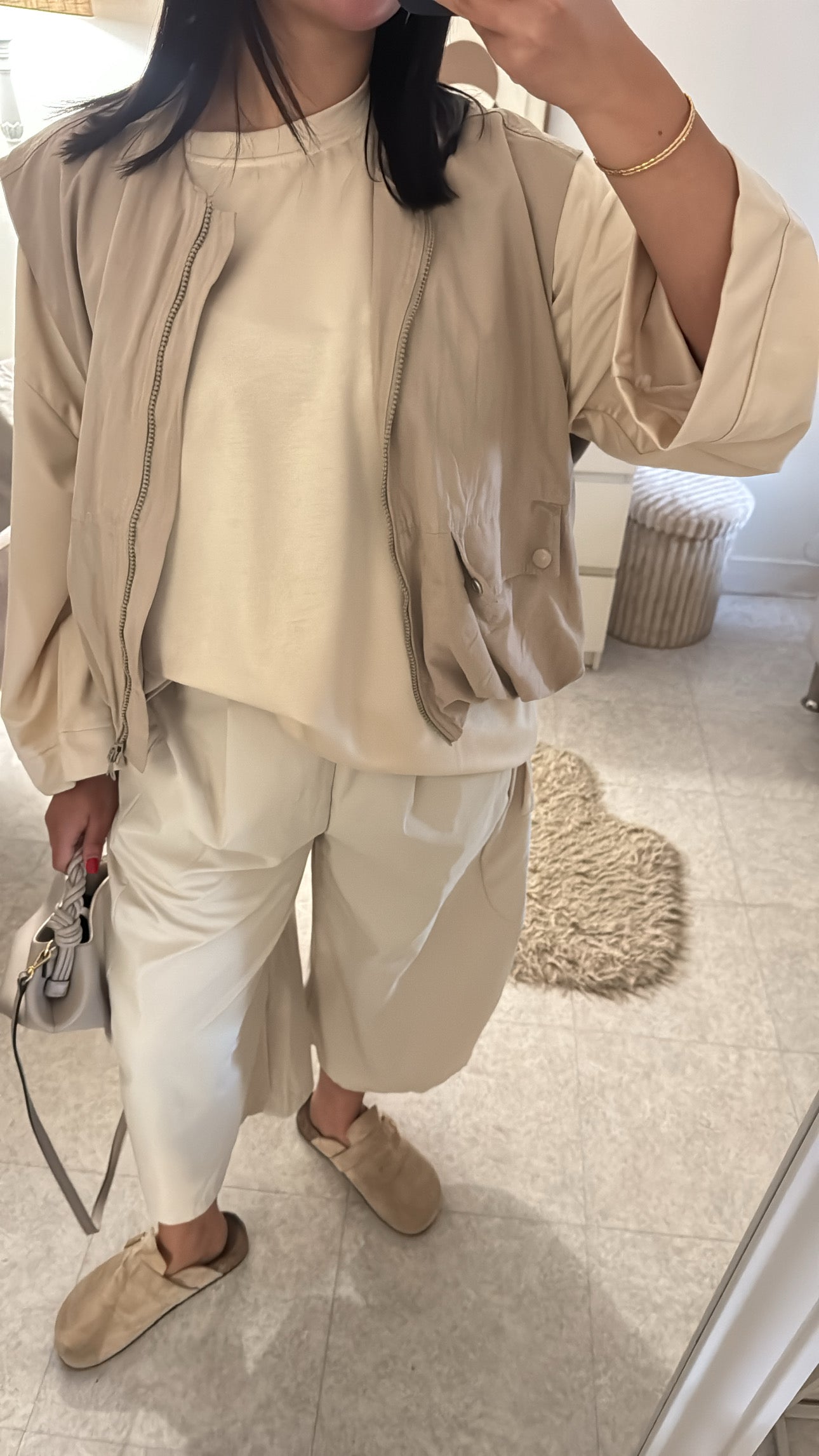 BERMUDA BALLON OVERSIZE BEIGE