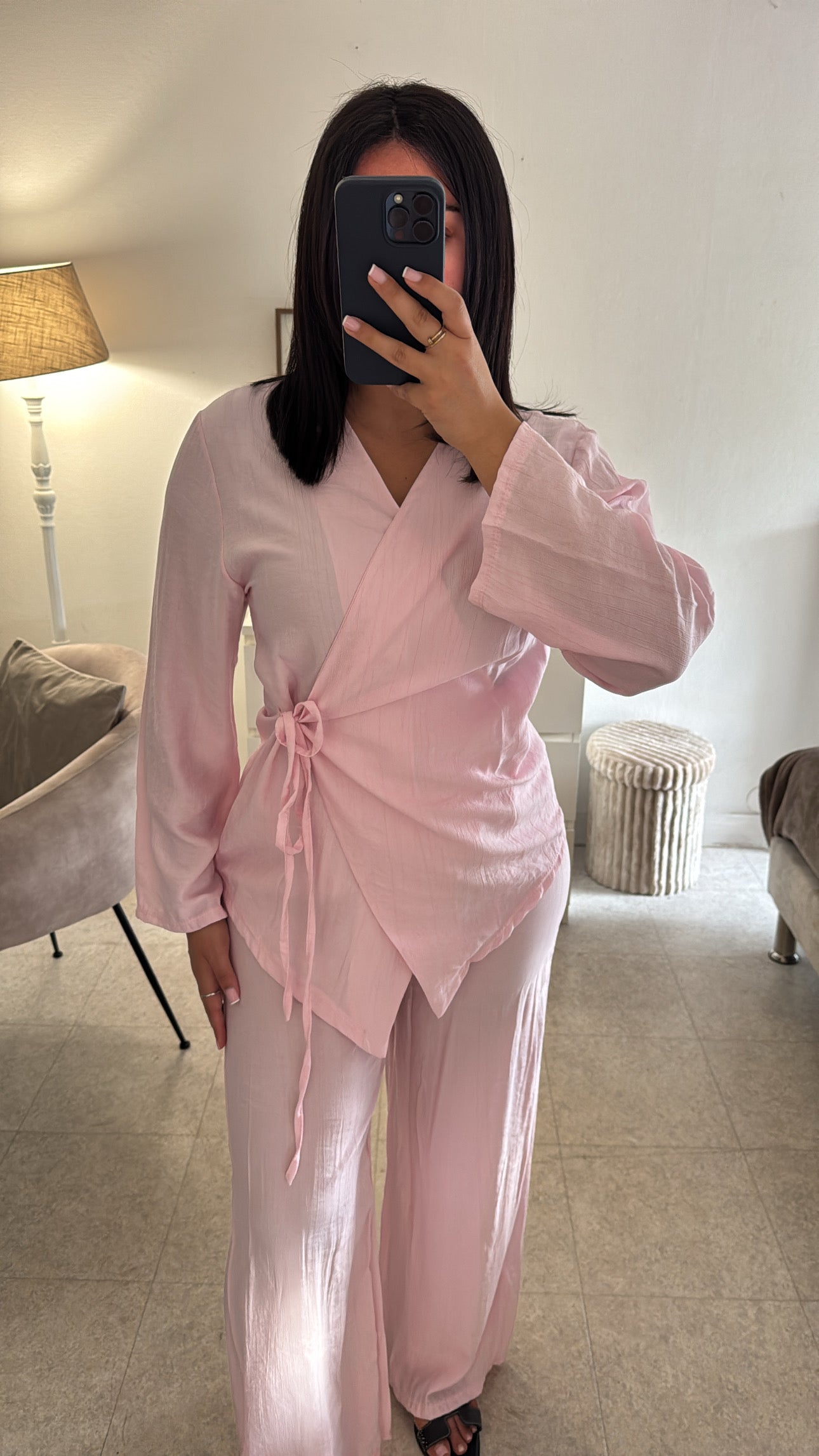 ENSEMBLE FLUIDE CACHE COEUR ROSE