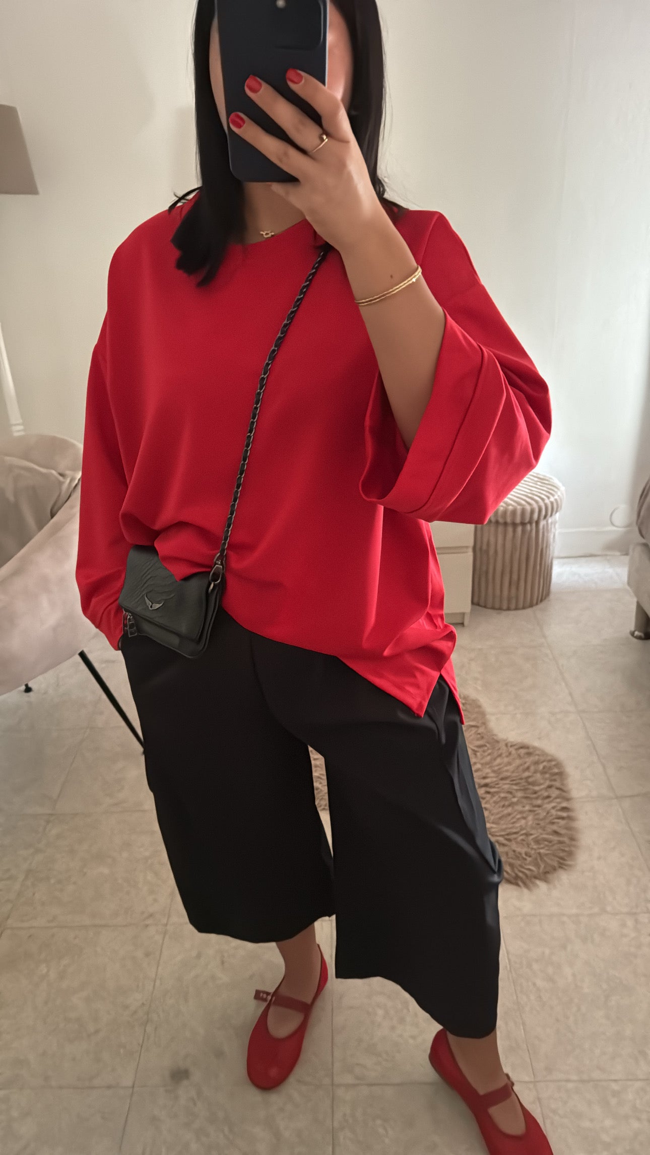 BERMUDA BALLON OVERSIZE NOIR