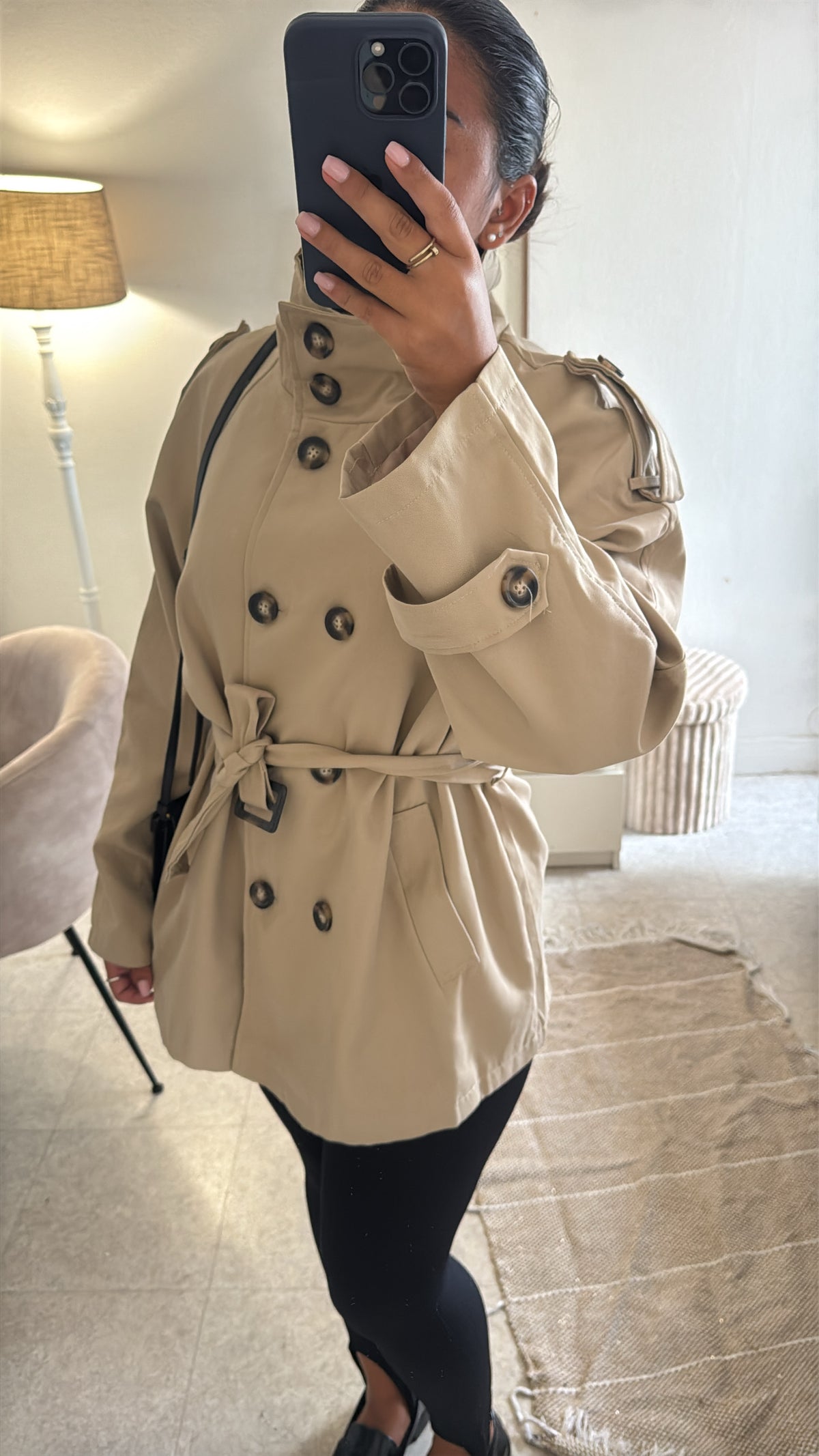 TRENCH COL MONTANT
