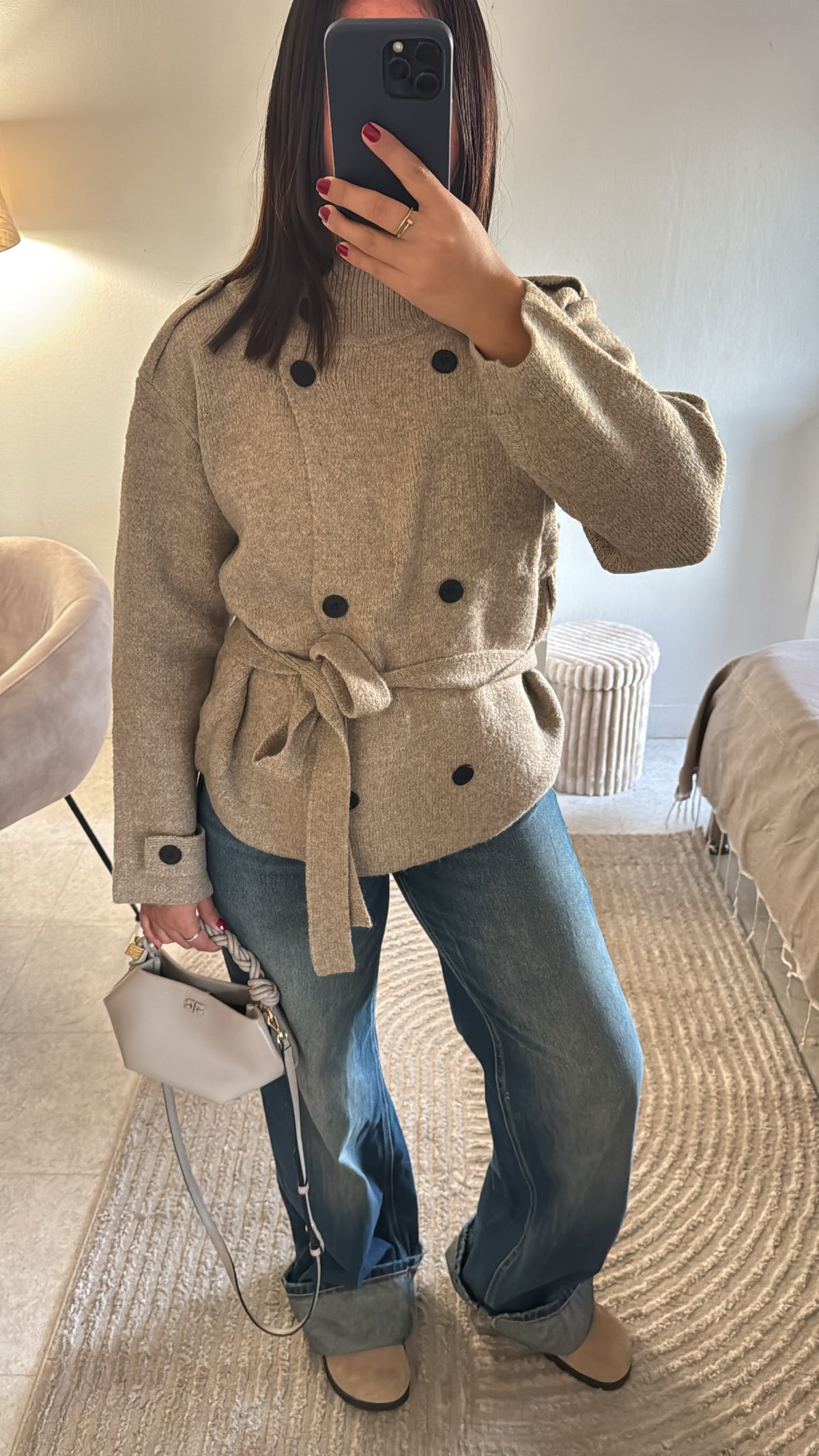GILET STRUCTURÉ CAMEL