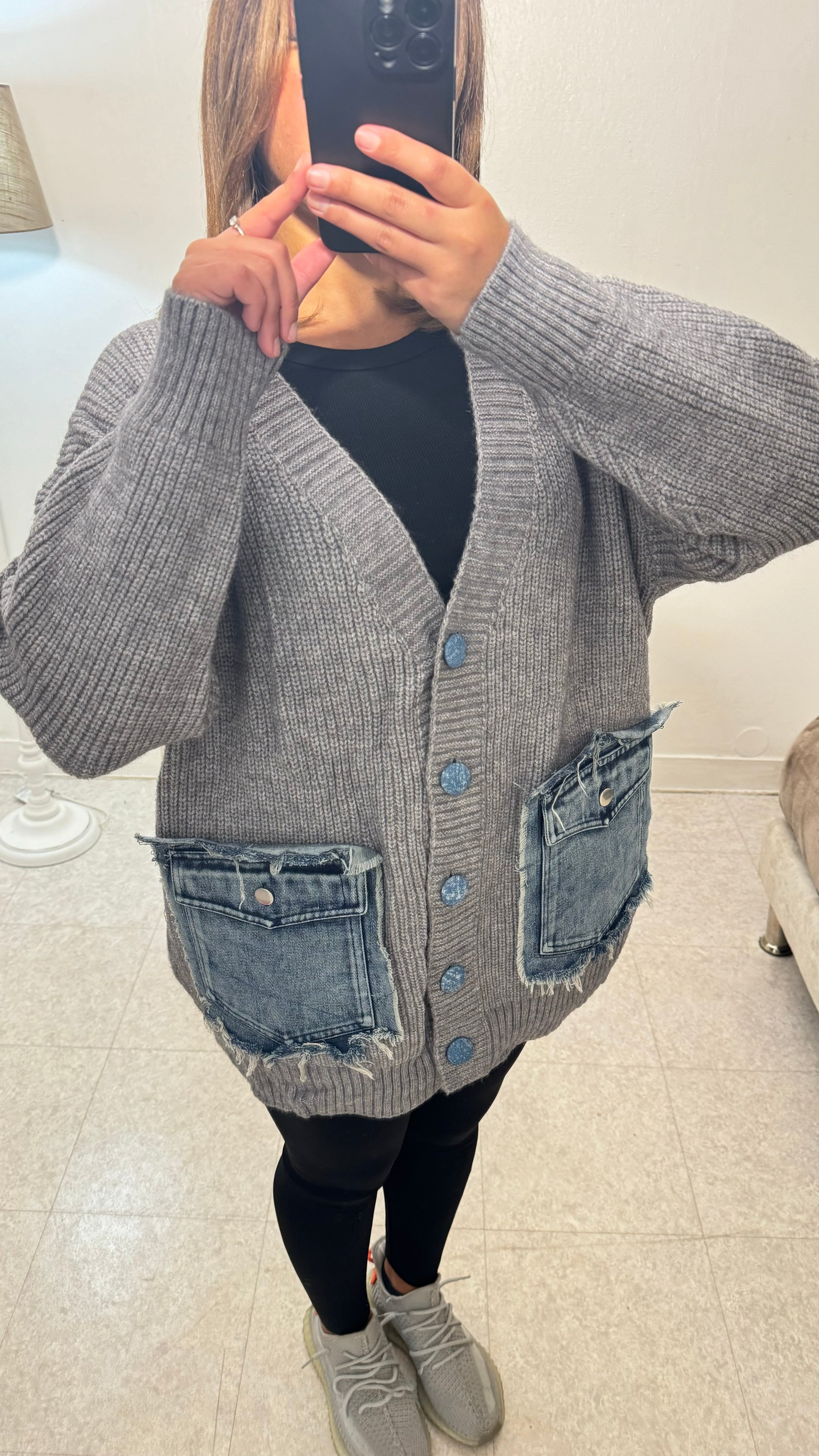 CARDI JEANS GRIS