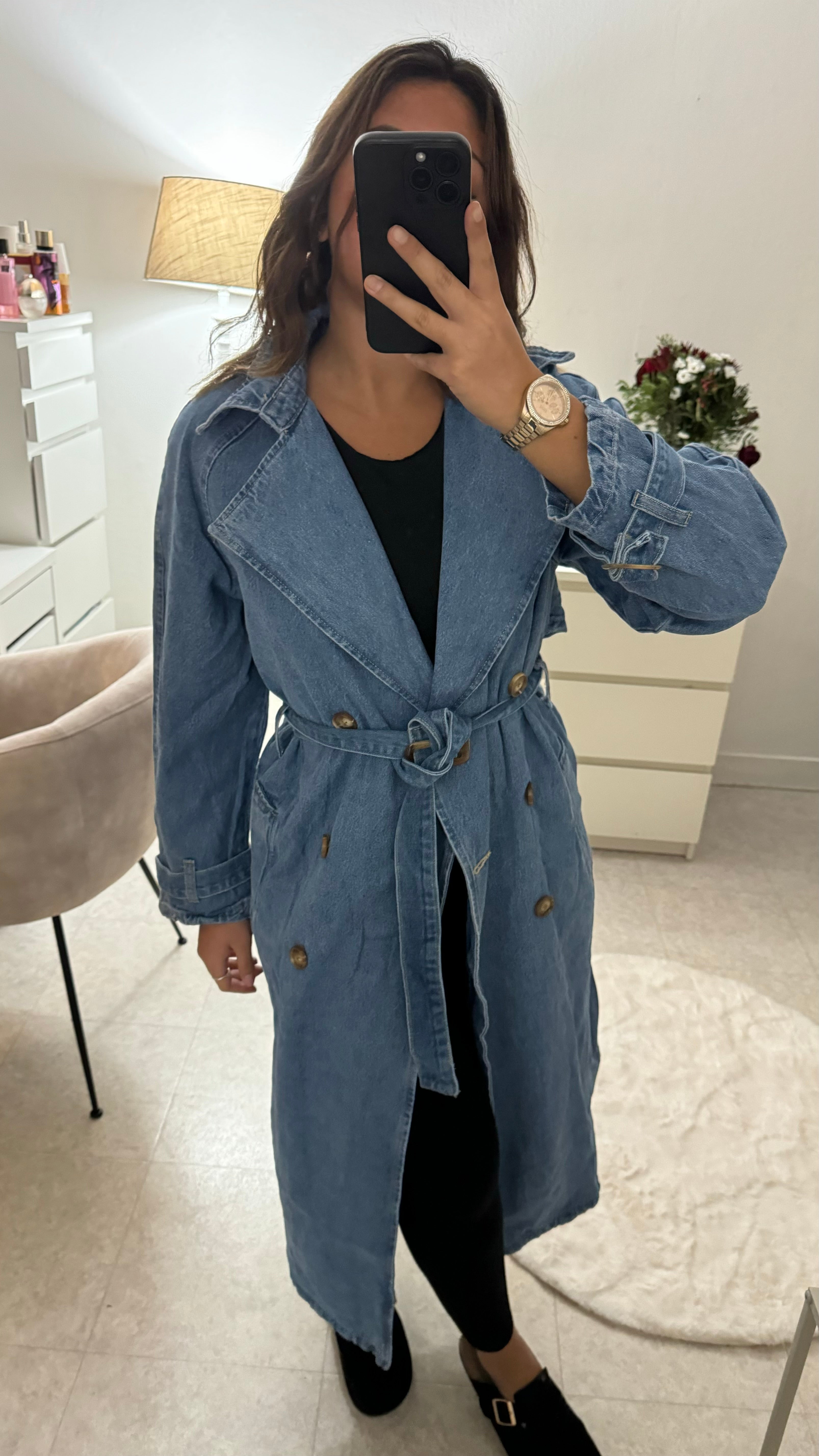 TRENCH EN JEANS