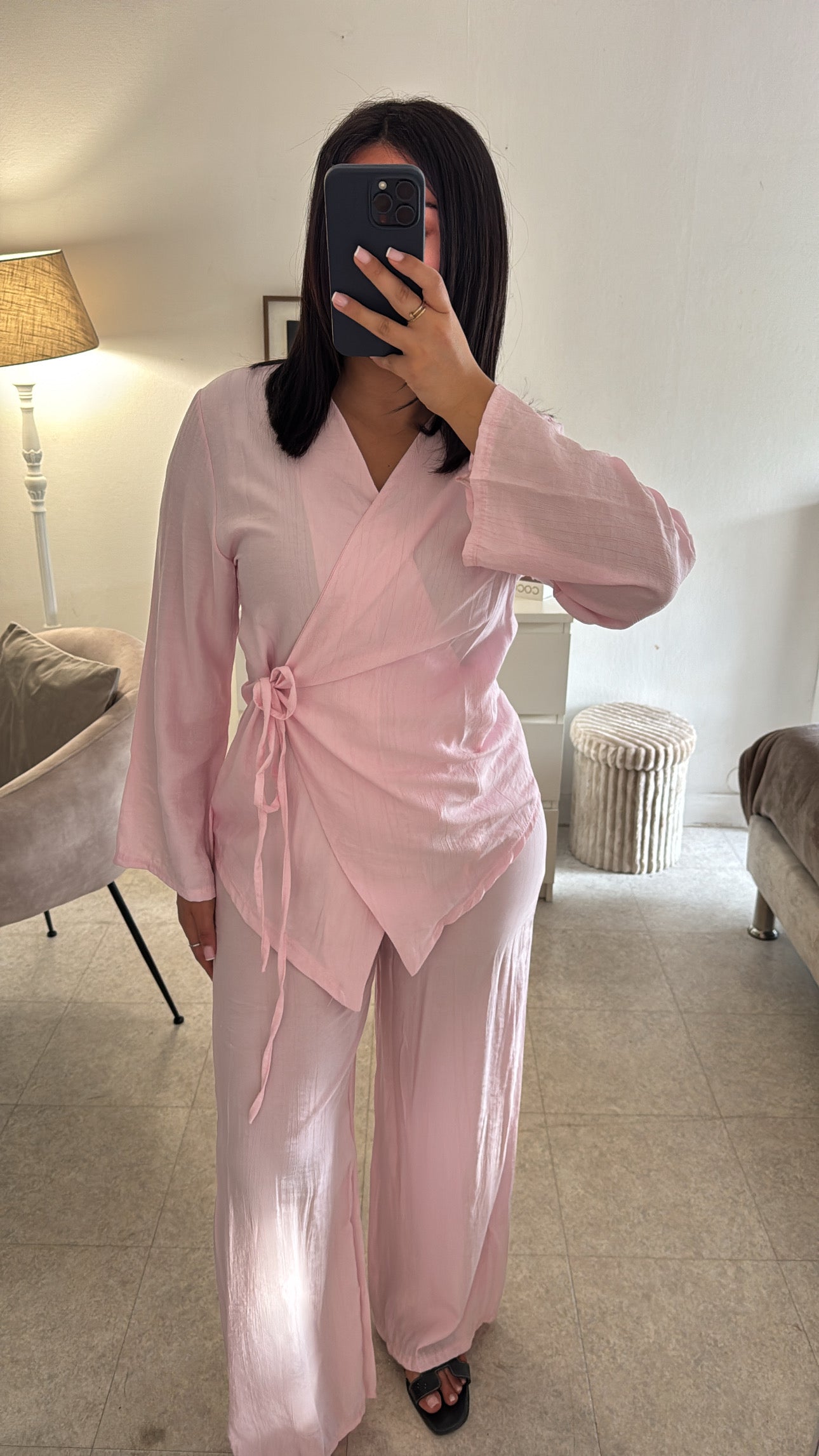 ENSEMBLE FLUIDE CACHE COEUR ROSE